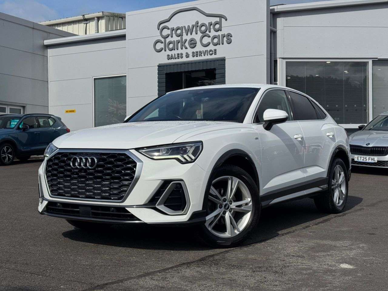 A 2021 AUDI Q3 1.5 TFSI CoD 35 S line Sportback 5dr Petrol Manual Euro 6 (s/s) (150 ps) A 2021 AUDI Q3 1.5 TFSI CoD 35 S line Sportback 5dr Petrol Manual Euro 6 (s/s) (150 ps)