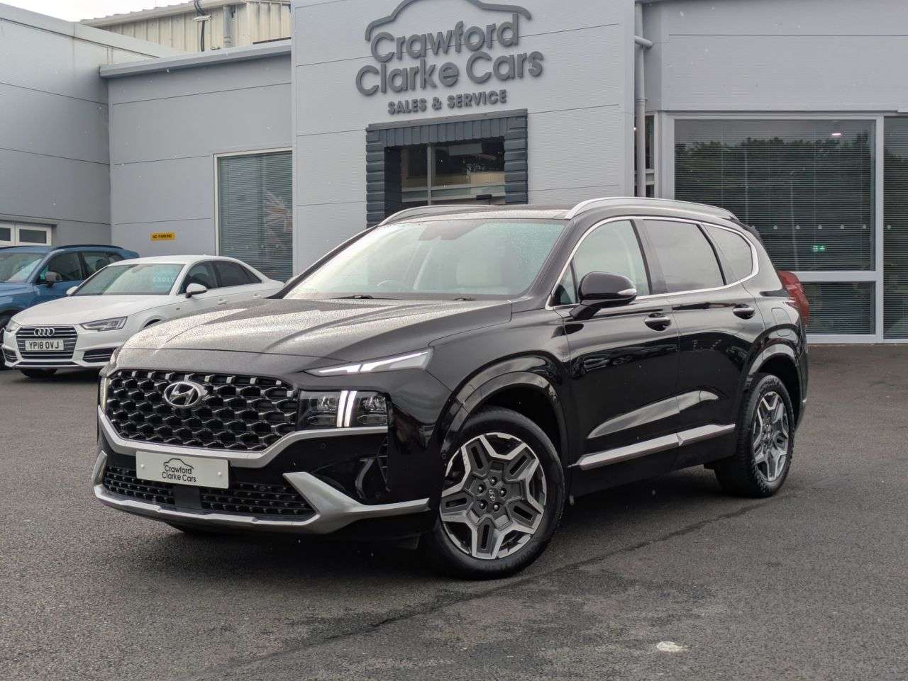A 2022 HYUNDAI SANTA FE 1.6 h T-GDi Ultimate SUV 5dr Petrol Hybrid Auto 4WD Euro 6 (s/s) (230 ps) H A 2022 HYUNDAI SANTA FE 1.6 h T-GDi Ultimate SUV 5dr Petrol Hybrid Auto 4WD Euro 6 (s/s) (230 ps) H