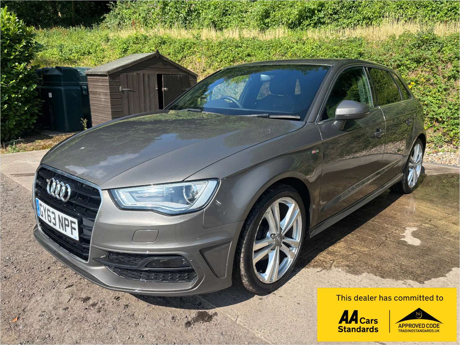 A 2014 AUDI A3 1.6 TDI S line Sportback 5dr Diesel Manual Euro 5 (s/s) (105 ps) A 2014 AUDI A3 1.6 TDI S line Sportback 5dr Diesel Manual Euro 5 (s/s) (105 ps)