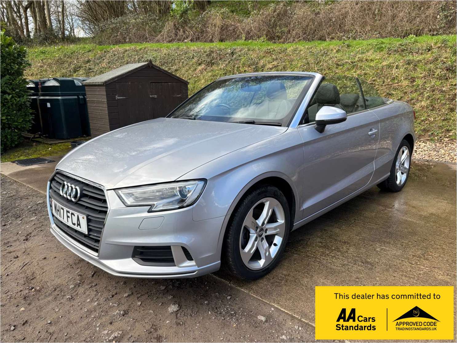 A 2017 AUDI A3 CABRIOLET 1.5 TFSI CoD Sport Convertible 2dr Petrol Manual Euro 6 (s/s) (150 ps) A 2017 AUDI A3 CABRIOLET 1.5 TFSI CoD Sport Convertible 2dr Petrol Manual Euro 6 (s/s) (150 ps)