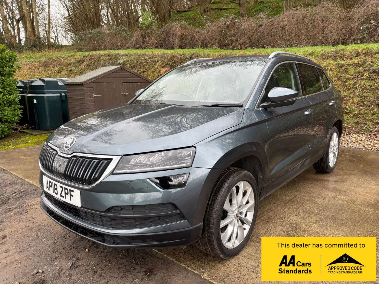 A 2018 SKODA KAROQ 1.0 TSI SE L SUV 5dr Petrol DSG Euro 6 (s/s) (115 ps) A 2018 SKODA KAROQ 1.0 TSI SE L SUV 5dr Petrol DSG Euro 6 (s/s) (115 ps)