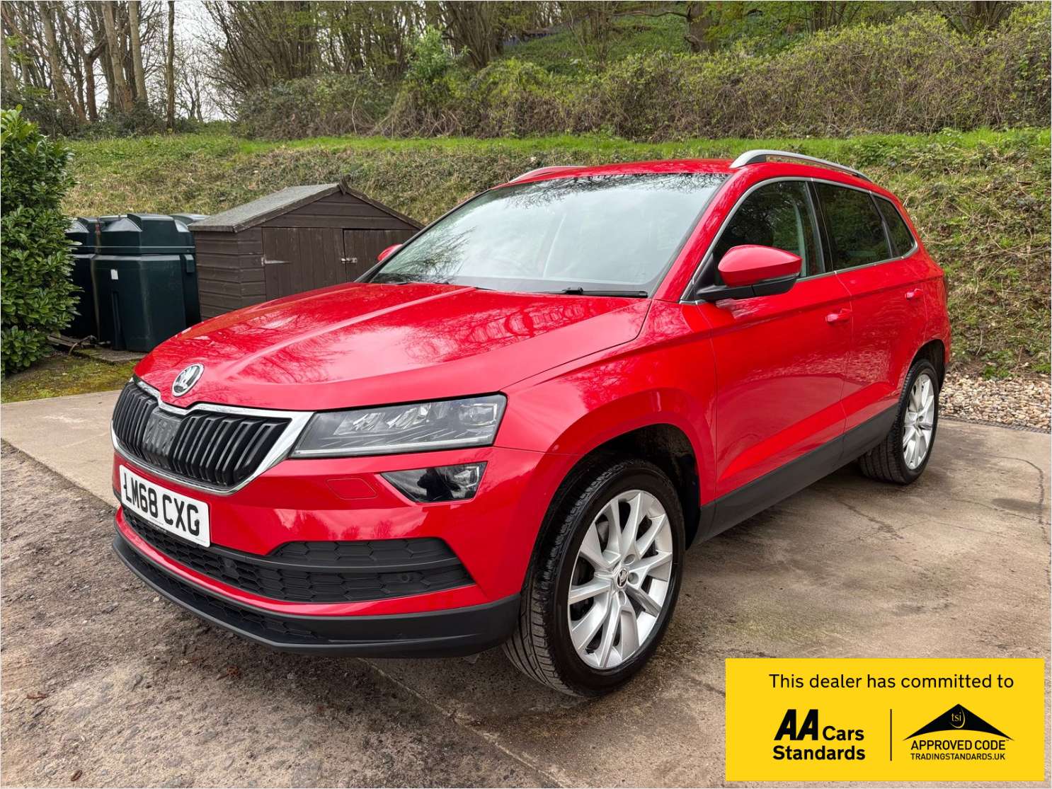 A 2018 SKODA KAROQ 1.5 TSI SE L SUV 5dr Petrol DSG Euro 6 (s/s) (150 ps) A 2018 SKODA KAROQ 1.5 TSI SE L SUV 5dr Petrol DSG Euro 6 (s/s) (150 ps)