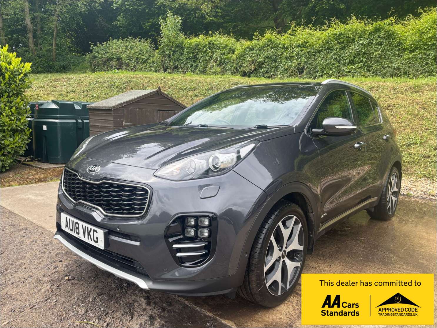A 2018 KIA SPORTAGE 2.0 CRDi GT-Line S SUV 5dr Diesel Auto AWD Euro 6 (182 bhp) A 2018 KIA SPORTAGE 2.0 CRDi GT-Line S SUV 5dr Diesel Auto AWD Euro 6 (182 bhp)