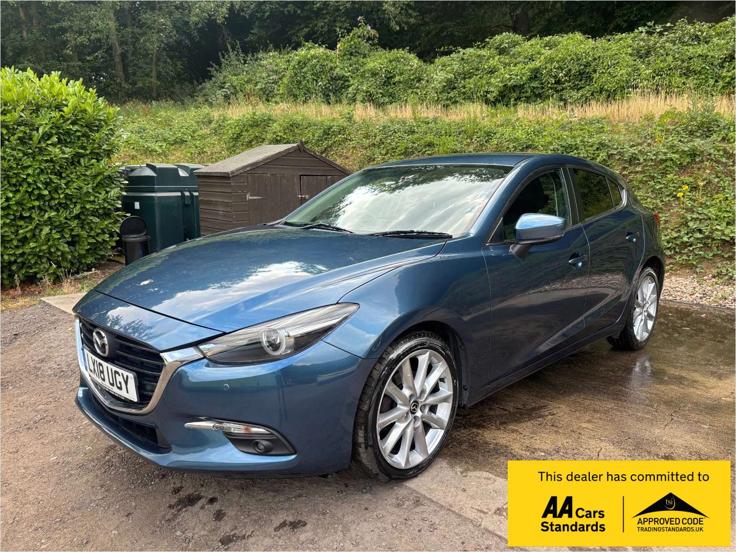 A 2018 MAZDA MAZDA3 2.0 SKYACTIV-G Sport Nav Hatchback 5dr Petrol Auto Euro 6 (s/s) (121 ps) A 2018 MAZDA MAZDA3 2.0 SKYACTIV-G Sport Nav Hatchback 5dr Petrol Auto Euro 6 (s/s) (121 ps)