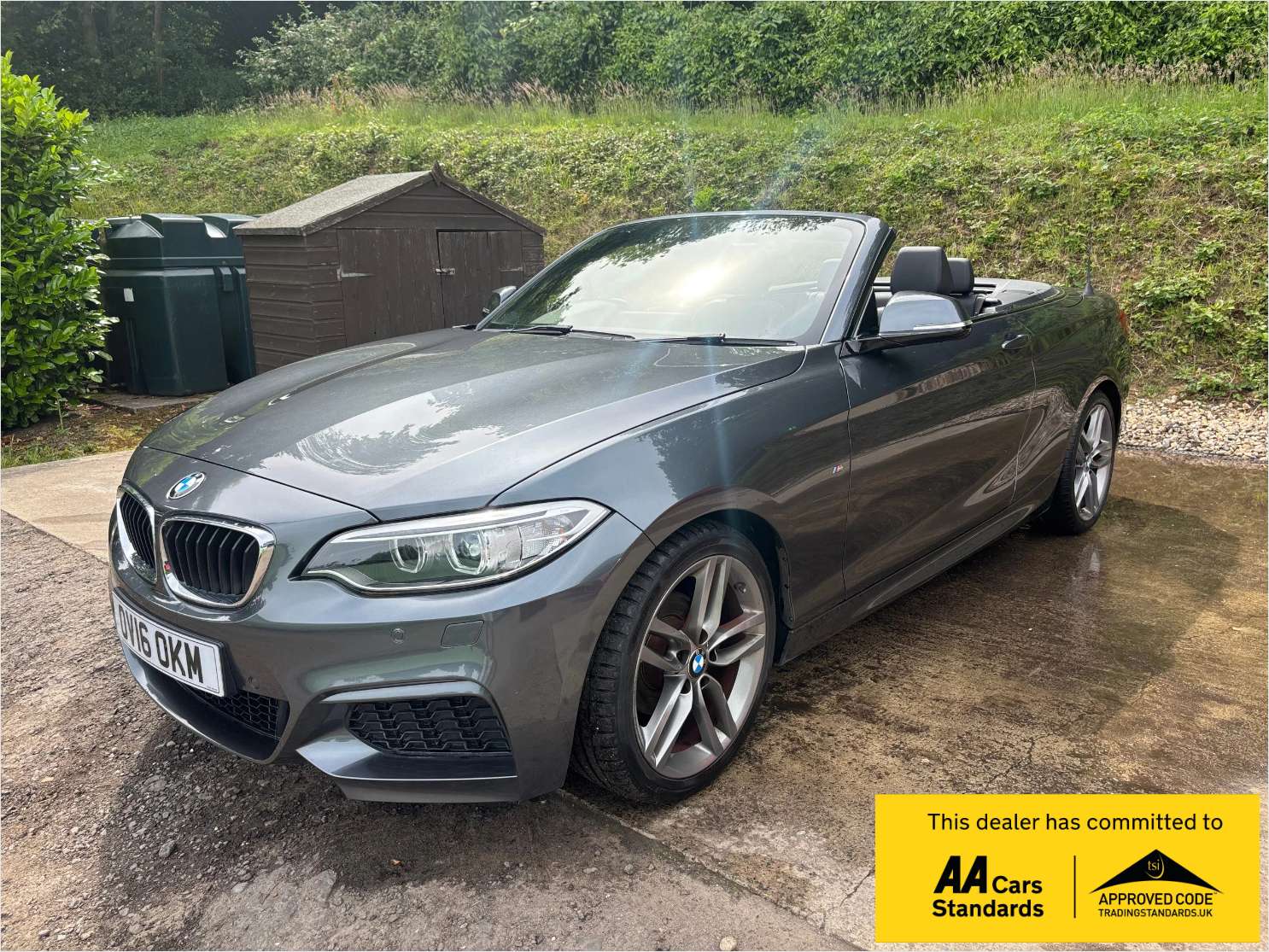 A 2016 BMW 2 SERIES 1.5 218i M Sport Convertible 2dr Petrol Auto Euro 6 (s/s) (136 ps) A 2016 BMW 2 SERIES 1.5 218i M Sport Convertible 2dr Petrol Auto Euro 6 (s/s) (136 ps)