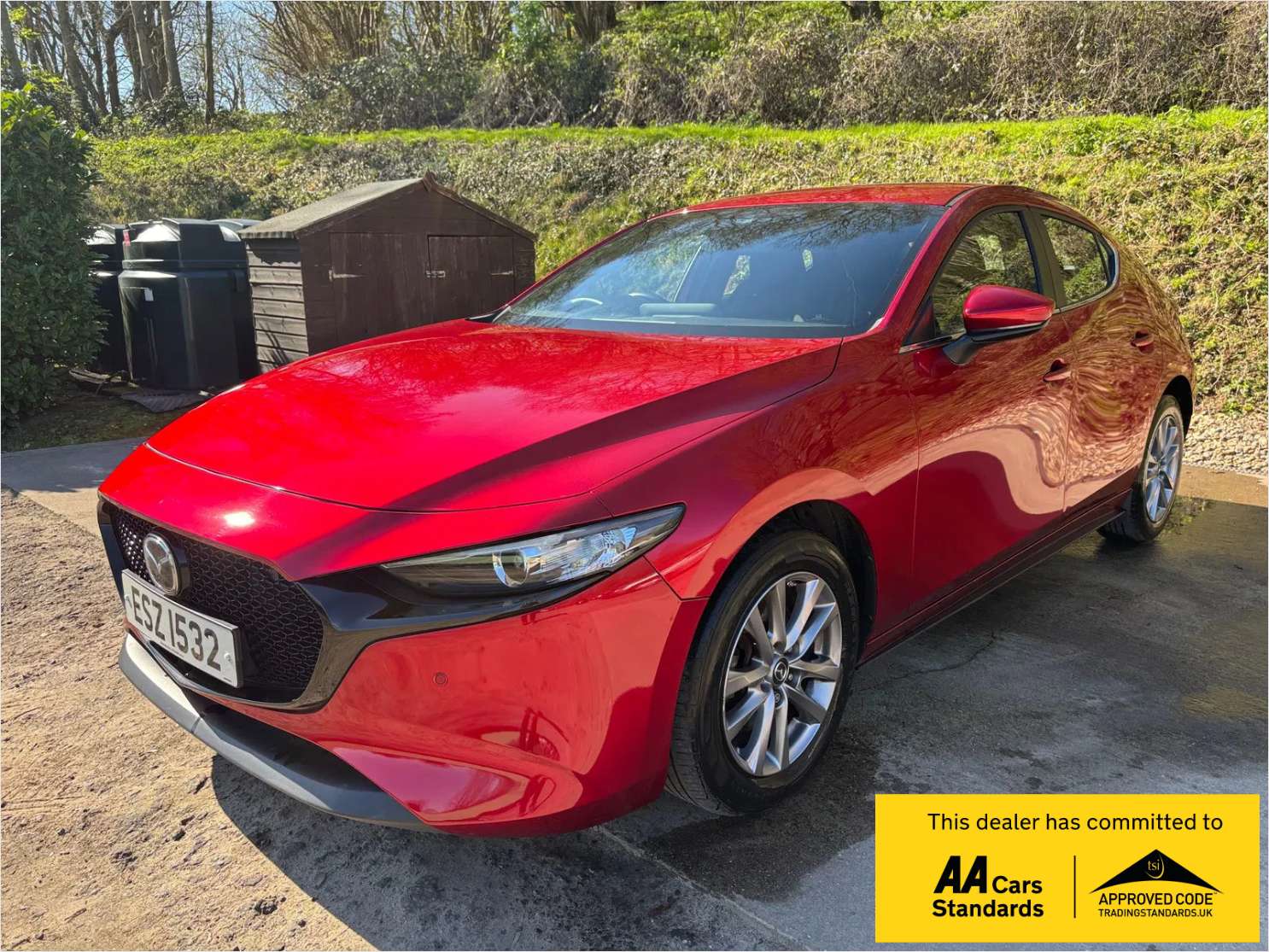 A 2020 MAZDA MAZDA3 2.0 SKYACTIV-G MHEV SE-L Lux Hatchback 5dr Petrol Manual Euro 6 (s/s) (122 ps) A 2020 MAZDA MAZDA3 2.0 SKYACTIV-G MHEV SE-L Lux Hatchback 5dr Petrol Manual Euro 6 (s/s) (122 ps)