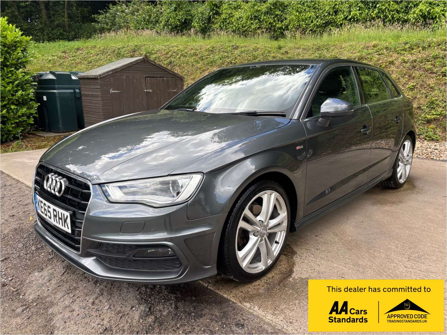 A 2016 AUDI A3 1.4 TFSI S line Sportback 5dr Petrol S Tronic Euro 6 (s/s) (Nav) (125 ps) A 2016 AUDI A3 1.4 TFSI S line Sportback 5dr Petrol S Tronic Euro 6 (s/s) (Nav) (125 ps)
