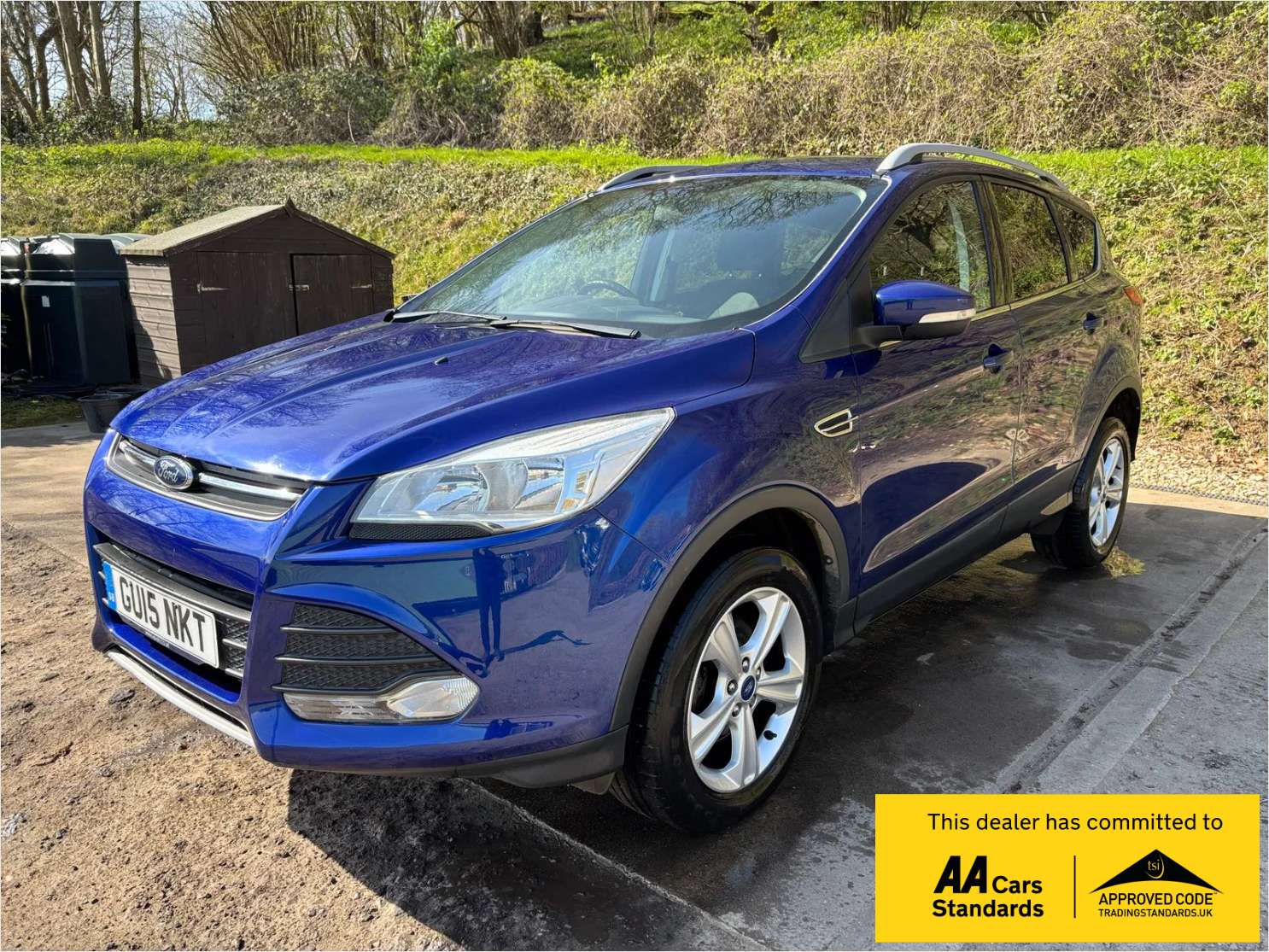 A 2015 FORD KUGA 1.5T EcoBoost Zetec SUV 5dr Petrol Manual 2WD Euro 6 (s/s) (150 ps) A 2015 FORD KUGA 1.5T EcoBoost Zetec SUV 5dr Petrol Manual 2WD Euro 6 (s/s) (150 ps)