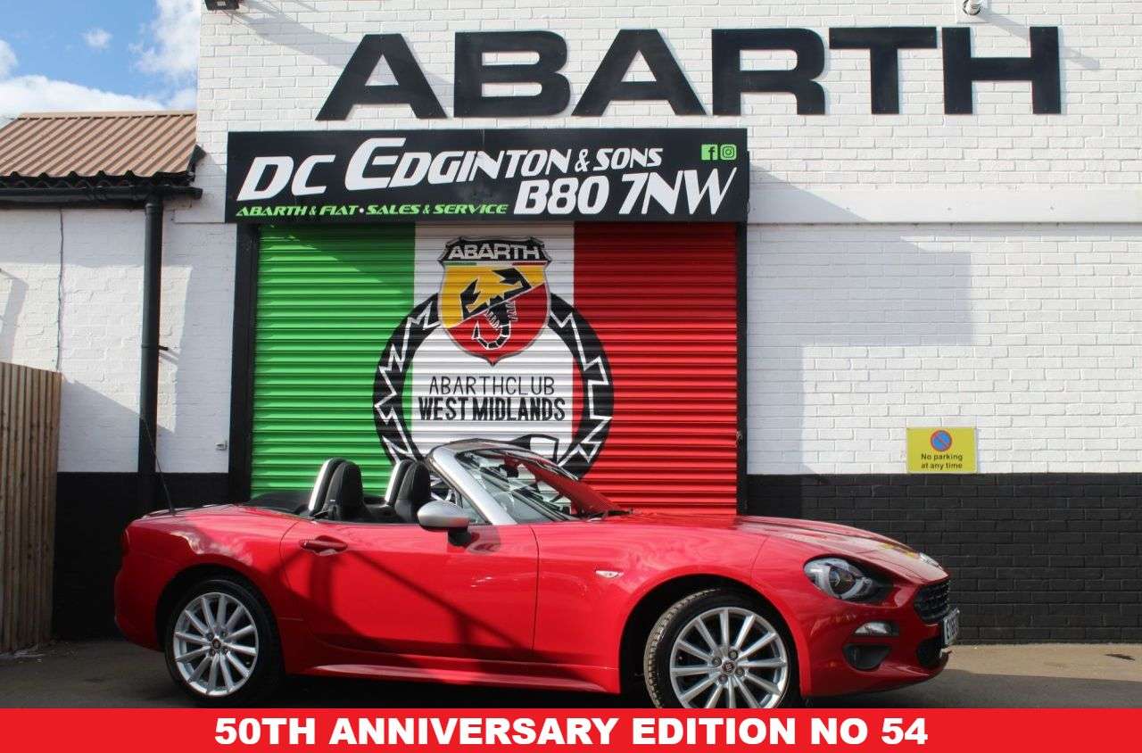 A 2016 FIAT 124 SPIDER 1.4 MultiAir 50th Anniversary Convertible 2dr Petrol Euro 6 (140 ps) Only 2 A 2016 FIAT 124 SPIDER 1.4 MultiAir 50th Anniversary Convertible 2dr Petrol Euro 6 (140 ps) Only 2