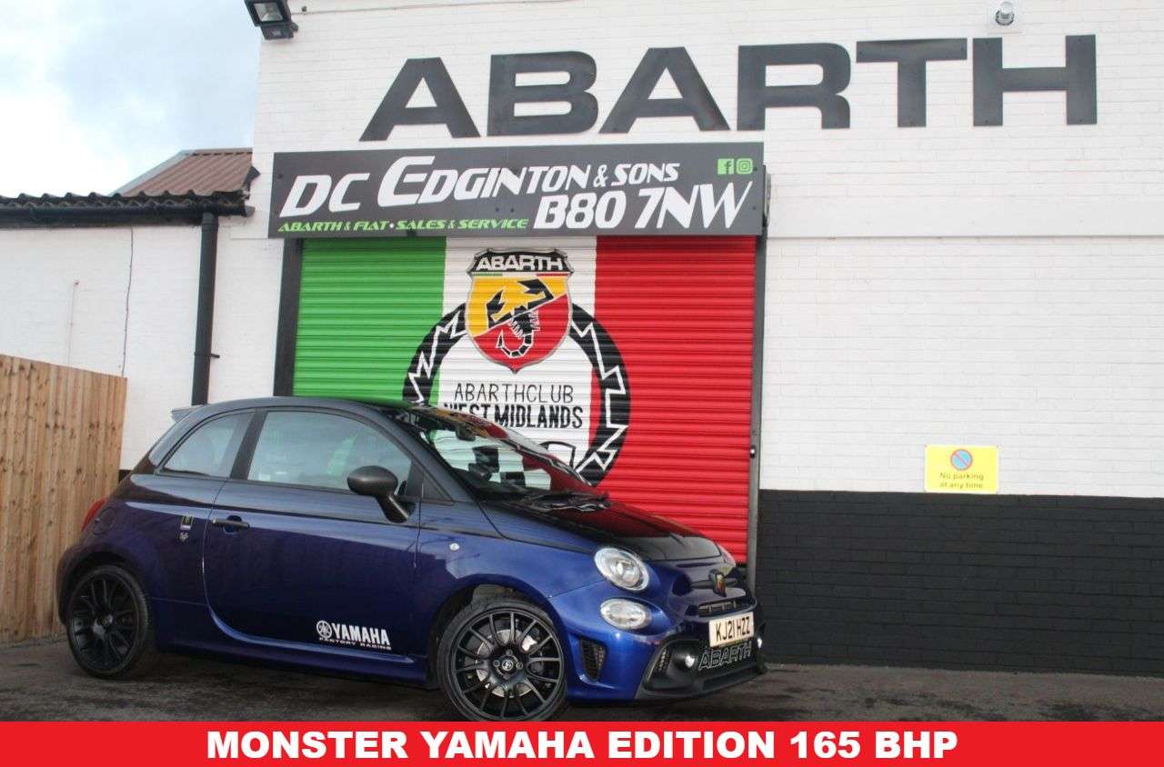 A 2021 ABARTH 595 1.4 T-Jet Monster Yamaha Hatchback 3dr Petrol Manual Euro 6 (165 bhp) ONE O A 2021 ABARTH 595 1.4 T-Jet Monster Yamaha Hatchback 3dr Petrol Manual Euro 6 (165 bhp) ONE O
