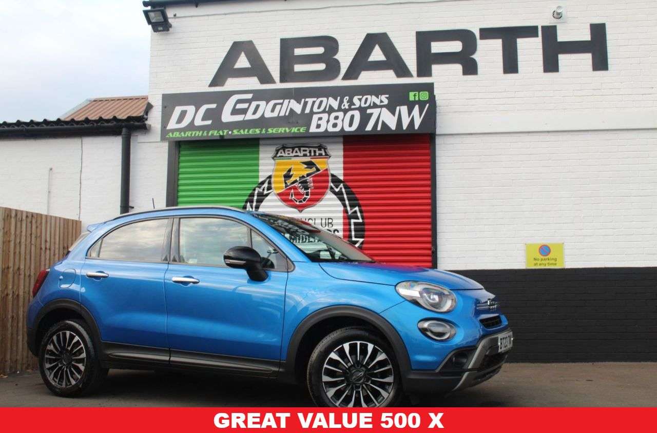 A 2023 FIAT 500X 1.0 FireFly Turbo Cross SUV 5dr Petrol Manual Euro 6 (s/s) (120 bhp) FINISH A 2023 FIAT 500X 1.0 FireFly Turbo Cross SUV 5dr Petrol Manual Euro 6 (s/s) (120 bhp) FINISH