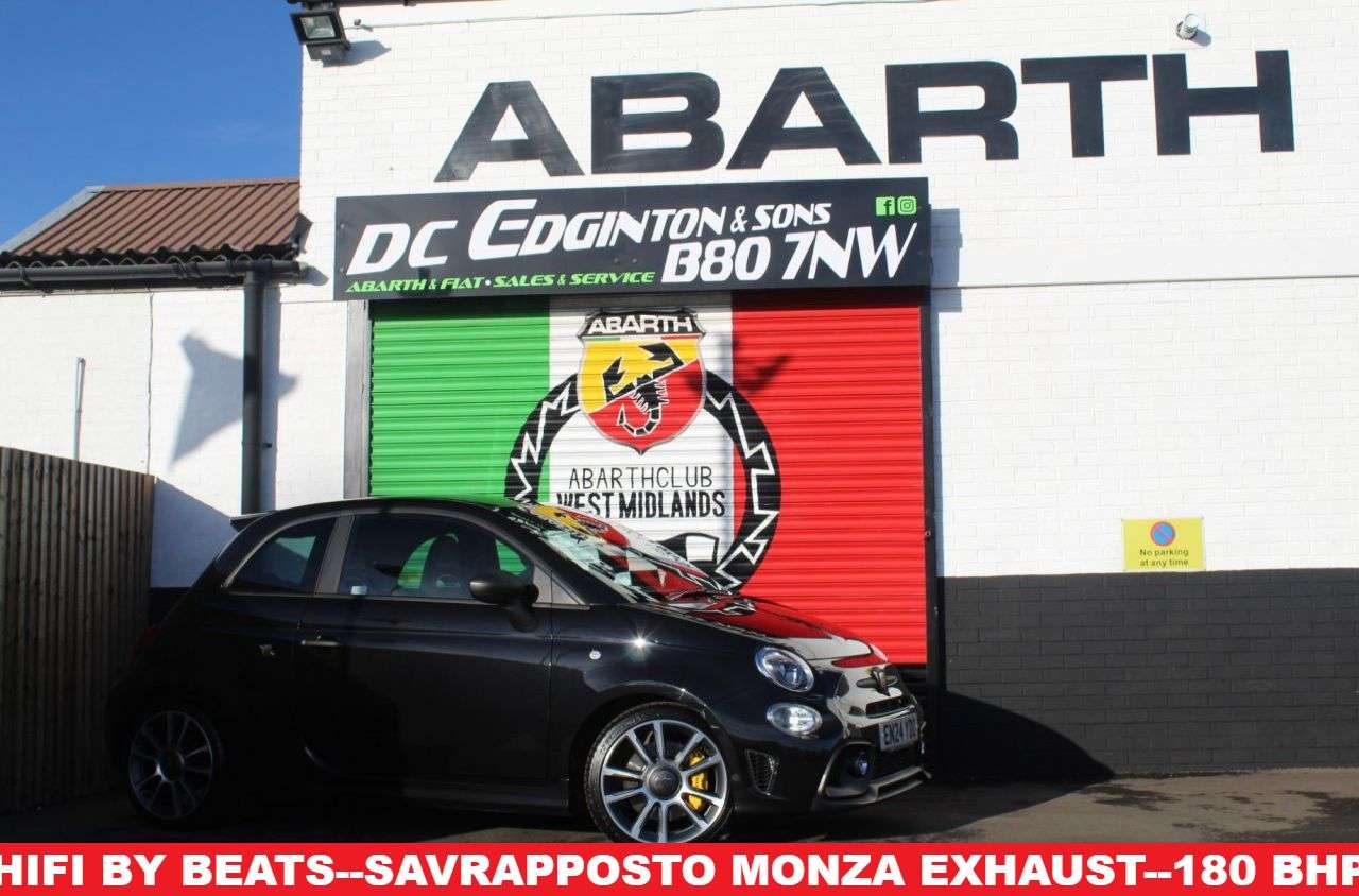 A 2024 ABARTH 695 1.4 T-Jet Turismo Hatchback 3dr Petrol Auto Euro 6 (180 bhp) HiFi By Beats A 2024 ABARTH 695 1.4 T-Jet Turismo Hatchback 3dr Petrol Auto Euro 6 (180 bhp) HiFi By Beats