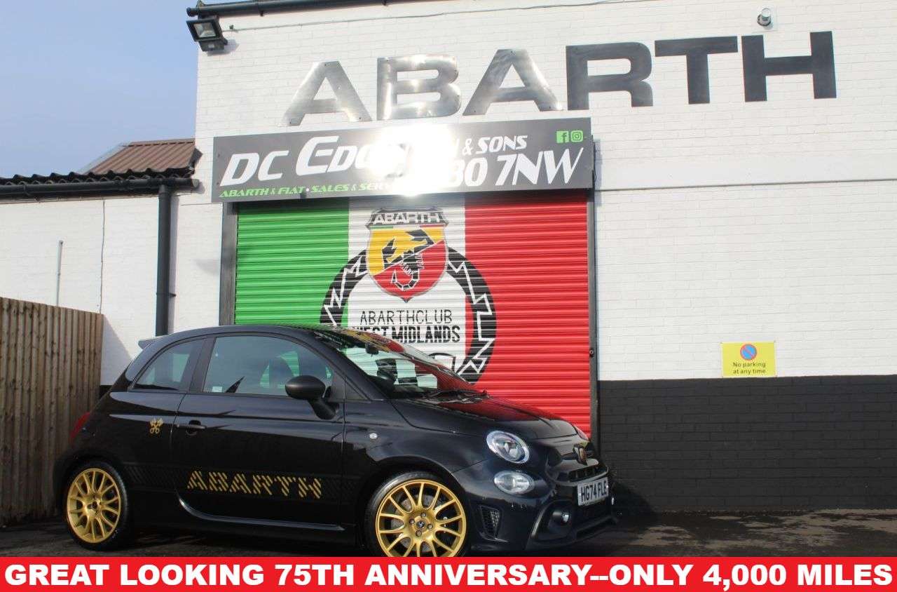 A 2024 ABARTH 695 1.4 T-Jet 75th Anniversario 1 of 1368 Globally Hatchback 3dr Petrol Manual A 2024 ABARTH 695 1.4 T-Jet 75th Anniversario 1 of 1368 Globally Hatchback 3dr Petrol Manual