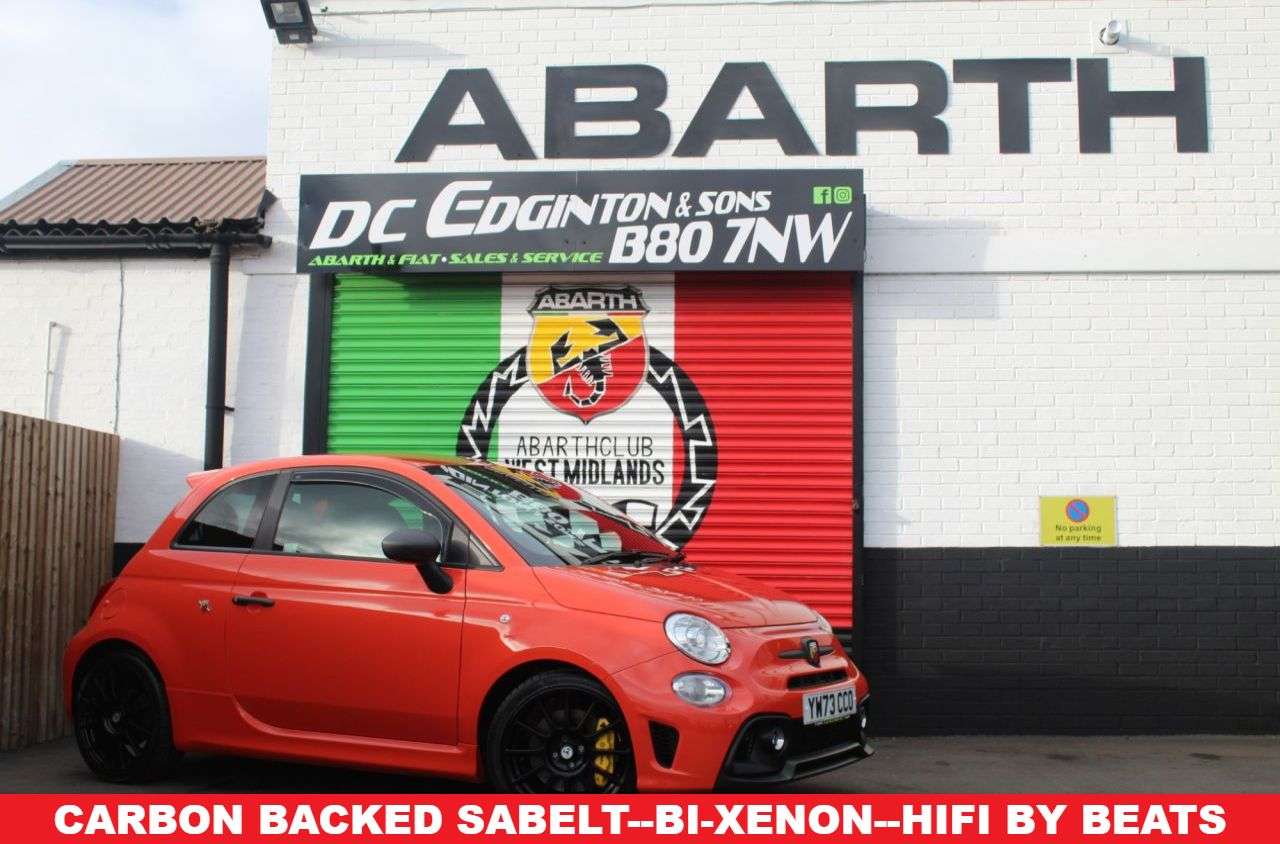A 2023 ABARTH 695 1.4 T-Jet Competizione Hatchback 3dr Petrol Auto Euro 6 (180 bhp) 8,000 mil A 2023 ABARTH 695 1.4 T-Jet Competizione Hatchback 3dr Petrol Auto Euro 6 (180 bhp) 8,000 mil