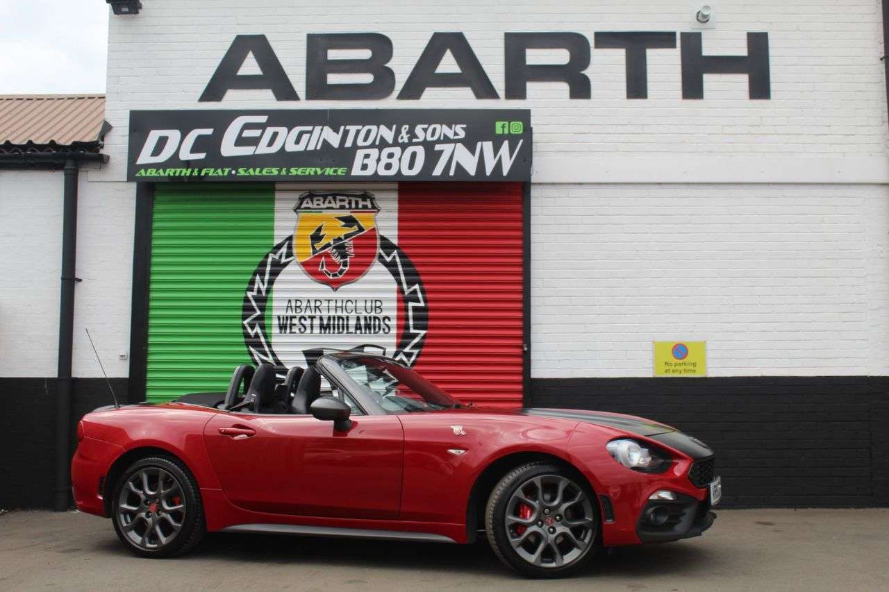 A 2018 ABARTH 124 SPIDER 1.4 MultiAir Convertible 2dr Petrol Manual Euro 6 (170 ps) A 2018 ABARTH 124 SPIDER 1.4 MultiAir Convertible 2dr Petrol Manual Euro 6 (170 ps)