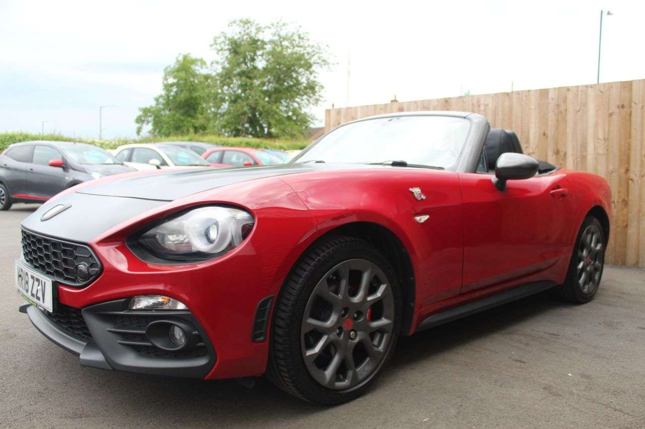 A 2018 ABARTH 124 SPIDER 1.4 MultiAir Convertible 2dr Petrol Manual Euro 6 (170 ps) A 2018 ABARTH 124 SPIDER 1.4 MultiAir Convertible 2dr Petrol Manual Euro 6 (170 ps)