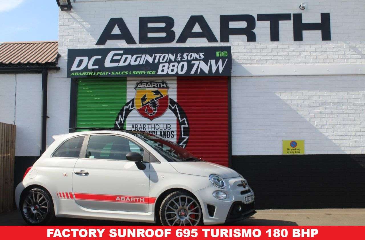 A 2024 ABARTH 695 1.4 T-Jet Turismo Hatchback 3dr Petrol Manual Euro 6 (180 bhp) FACTORY SUNR A 2024 ABARTH 695 1.4 T-Jet Turismo Hatchback 3dr Petrol Manual Euro 6 (180 bhp) FACTORY SUNR