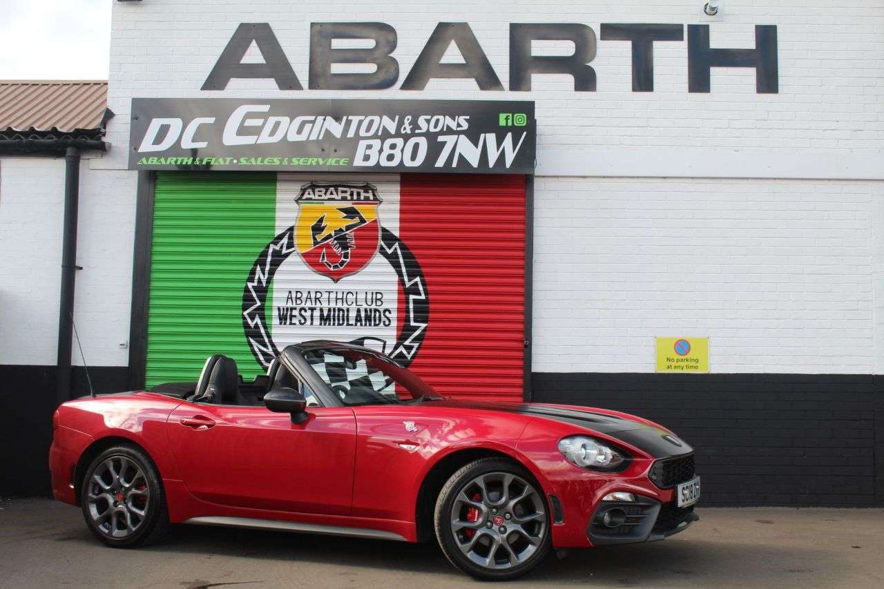 A 2018 ABARTH 124 SPIDER 1.4 MultiAir Convertible 2dr Petrol Manual Euro 6 (170 ps) ONLY 36,000 MILE A 2018 ABARTH 124 SPIDER 1.4 MultiAir Convertible 2dr Petrol Manual Euro 6 (170 ps) ONLY 36,000 MILE