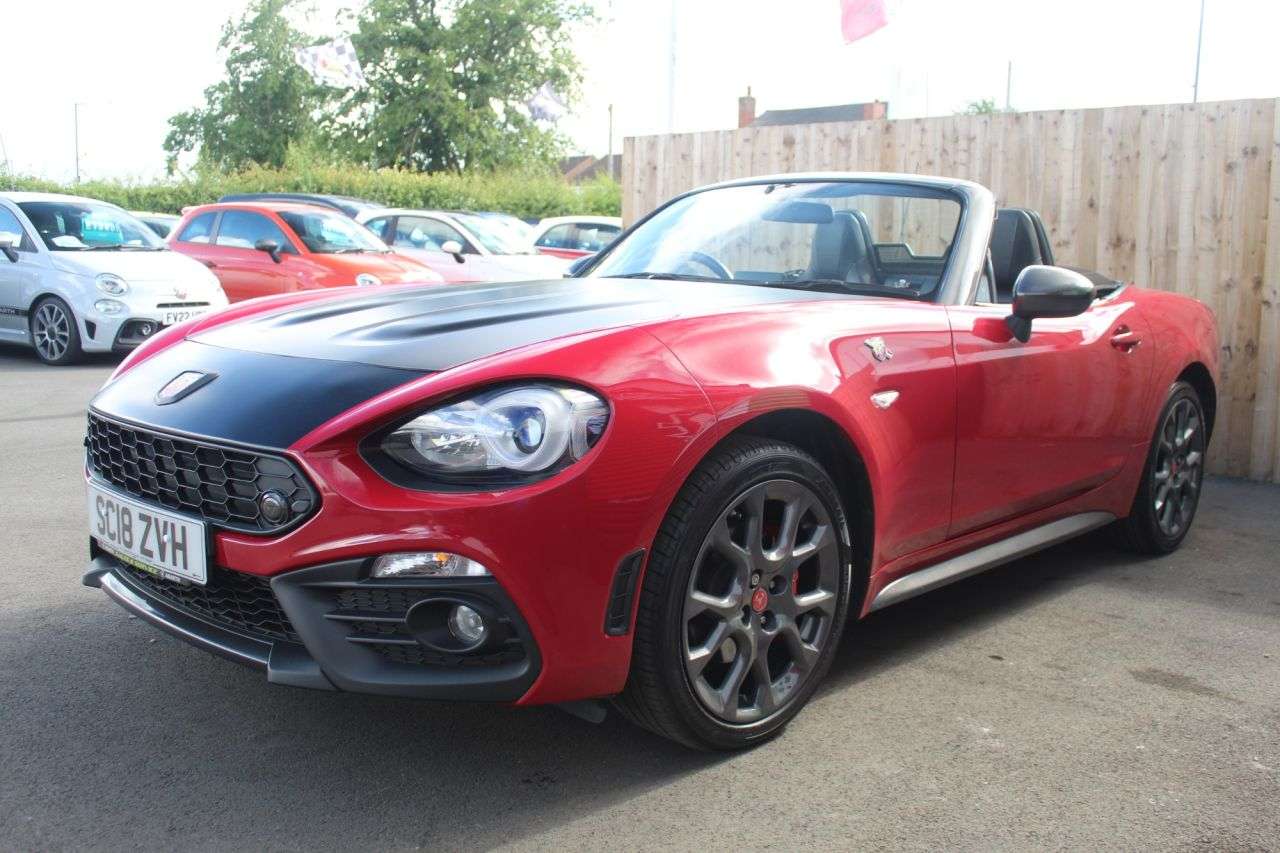 A 2018 ABARTH 124 SPIDER 1.4 MultiAir Convertible 2dr Petrol Manual Euro 6 (170 ps) ONLY 36,000 MILE A 2018 ABARTH 124 SPIDER 1.4 MultiAir Convertible 2dr Petrol Manual Euro 6 (170 ps) ONLY 36,000 MILE