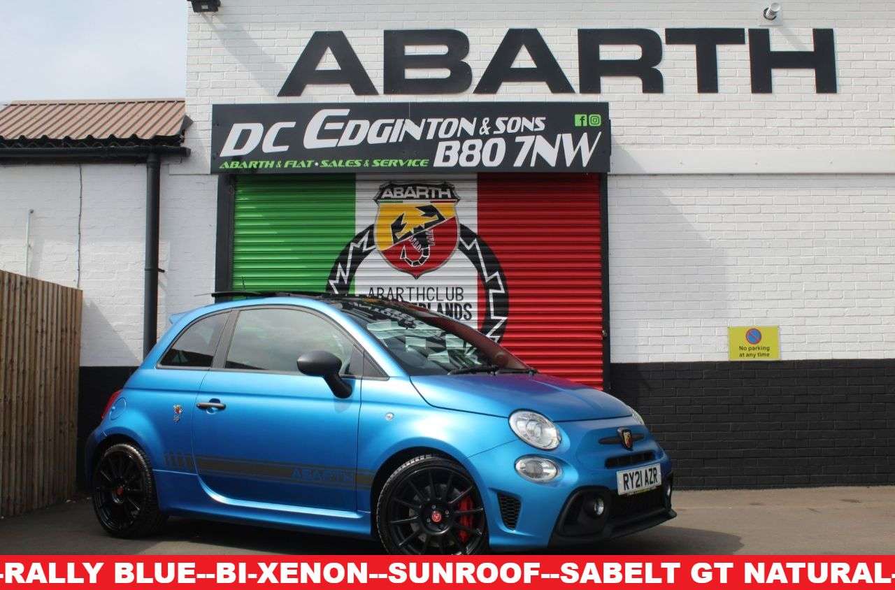 A 2021 ABARTH 595 1.4 T-Jet Competizione 70th Hatchback 3dr Petrol Auto Euro 6 (180 bhp) RALL A 2021 ABARTH 595 1.4 T-Jet Competizione 70th Hatchback 3dr Petrol Auto Euro 6 (180 bhp) RALL