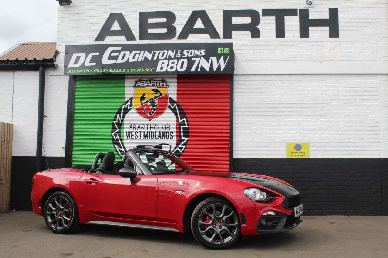 A 2018 ABARTH 124 SPIDER 1.4 MultiAir Convertible 2dr Petrol Manual Euro 6 (170 ps) COSTA BRAVA 1972 A 2018 ABARTH 124 SPIDER 1.4 MultiAir Convertible 2dr Petrol Manual Euro 6 (170 ps) COSTA BRAVA 1972