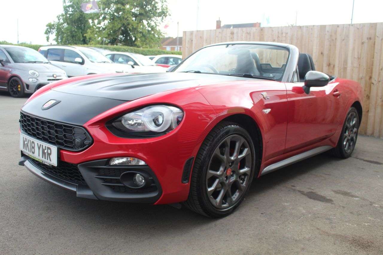 A 2018 ABARTH 124 SPIDER 1.4 MultiAir Convertible 2dr Petrol Manual Euro 6 (170 ps) COSTA BRAVA 1972 A 2018 ABARTH 124 SPIDER 1.4 MultiAir Convertible 2dr Petrol Manual Euro 6 (170 ps) COSTA BRAVA 1972