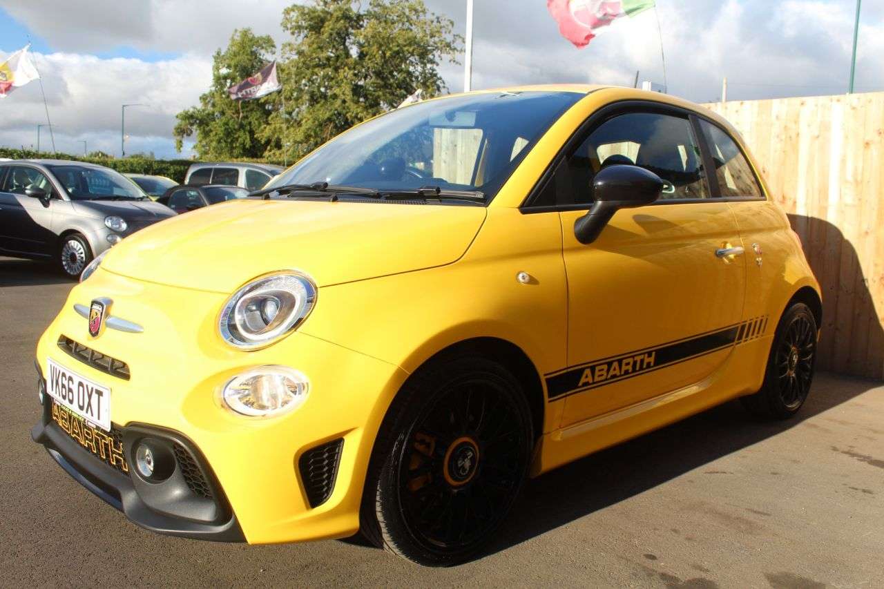 A 2016 ABARTH 595 1.4 T-Jet Hatchback 3dr Petrol Manual Euro 6 (145 ps) FINISHED IN MODENA A 2016 ABARTH 595 1.4 T-Jet Hatchback 3dr Petrol Manual Euro 6 (145 ps) FINISHED IN MODENA