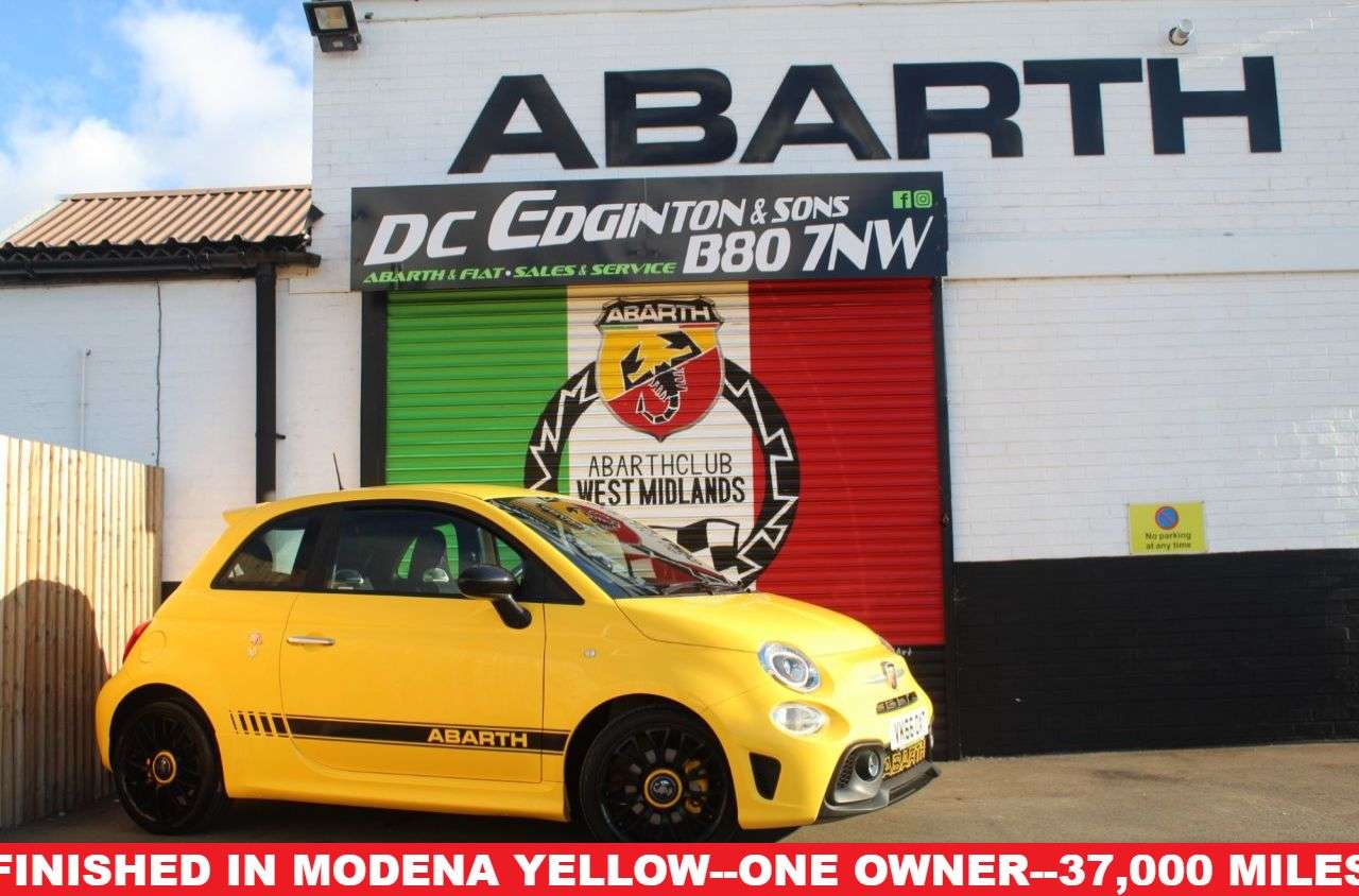 A 2016 ABARTH 595 1.4 T-Jet Hatchback 3dr Petrol Manual Euro 6 (145 ps) FINISHED IN MODENA A 2016 ABARTH 595 1.4 T-Jet Hatchback 3dr Petrol Manual Euro 6 (145 ps) FINISHED IN MODENA