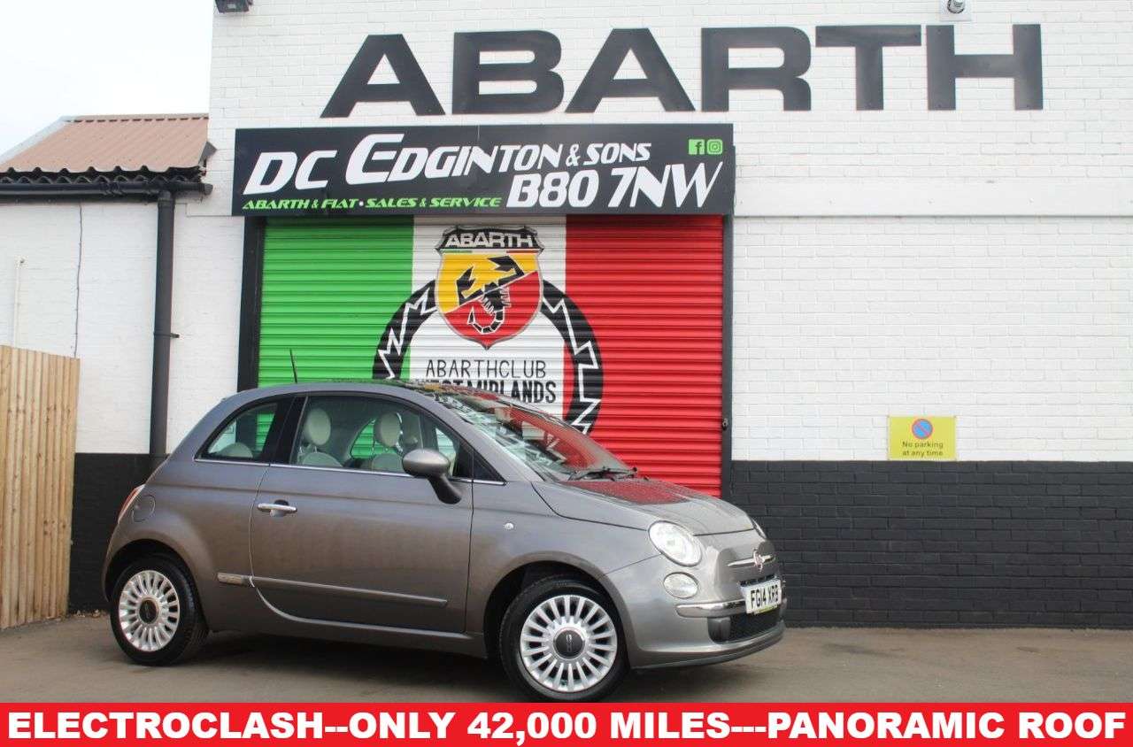 A 2014 FIAT 500 1.2 Lounge Hatchback 3dr Petrol Manual Euro 6 (s/s) (69 bhp) ELECTROCLASH G A 2014 FIAT 500 1.2 Lounge Hatchback 3dr Petrol Manual Euro 6 (s/s) (69 bhp) ELECTROCLASH G