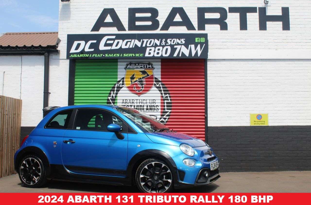 A 2024 ABARTH 695 1.4 T-Jet Tributo 131 Rally Hatchback 3dr Petrol Manual Euro 6 (180 bhp) Fi A 2024 ABARTH 695 1.4 T-Jet Tributo 131 Rally Hatchback 3dr Petrol Manual Euro 6 (180 bhp) Fi