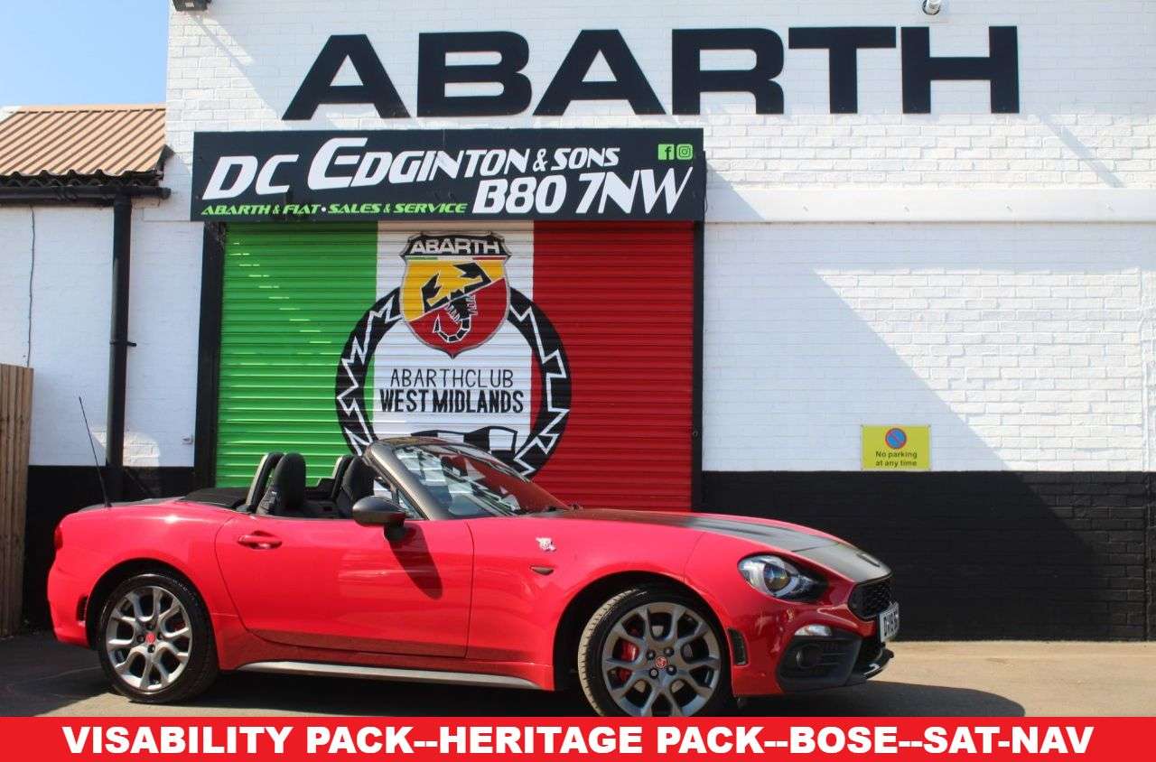 A 2019 ABARTH 124 SPIDER 1.4 MultiAir Convertible 2dr Petrol Auto Euro 6 (170 ps) ONLY 39,000 MILES A 2019 ABARTH 124 SPIDER 1.4 MultiAir Convertible 2dr Petrol Auto Euro 6 (170 ps) ONLY 39,000 MILES