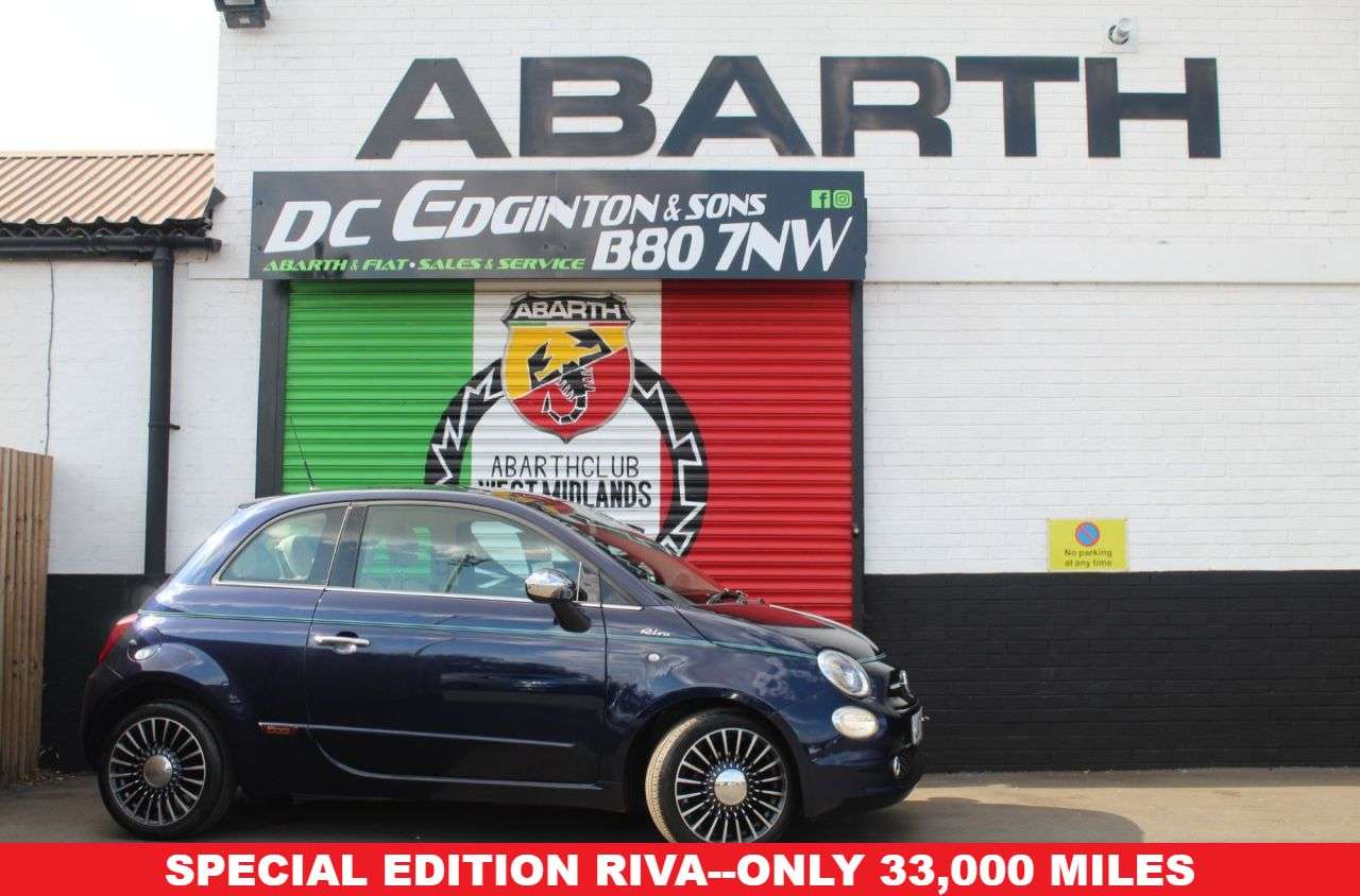 A 2017 FIAT 500 0.9 TwinAir Riva Hatchback 3dr Petrol Manual Euro 6 (s/s) (85 bhp) A RARE O A 2017 FIAT 500 0.9 TwinAir Riva Hatchback 3dr Petrol Manual Euro 6 (s/s) (85 bhp) A RARE O