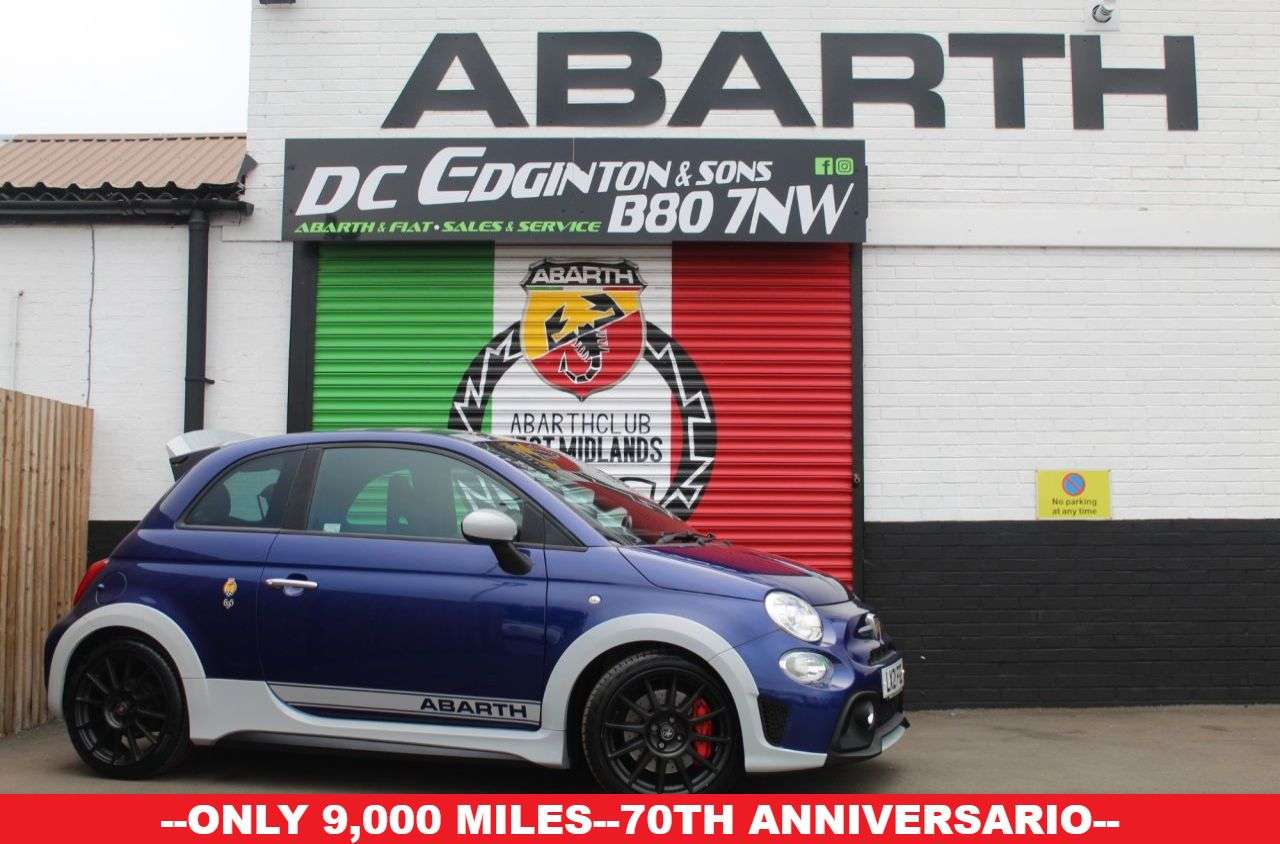 A 2021 ABARTH 695 1.4 T-Jet 70th ANNIVERSARIO Hatchback 3dr Petrol Manual Euro 6 (180 bhp) LO A 2021 ABARTH 695 1.4 T-Jet 70th ANNIVERSARIO Hatchback 3dr Petrol Manual Euro 6 (180 bhp) LO