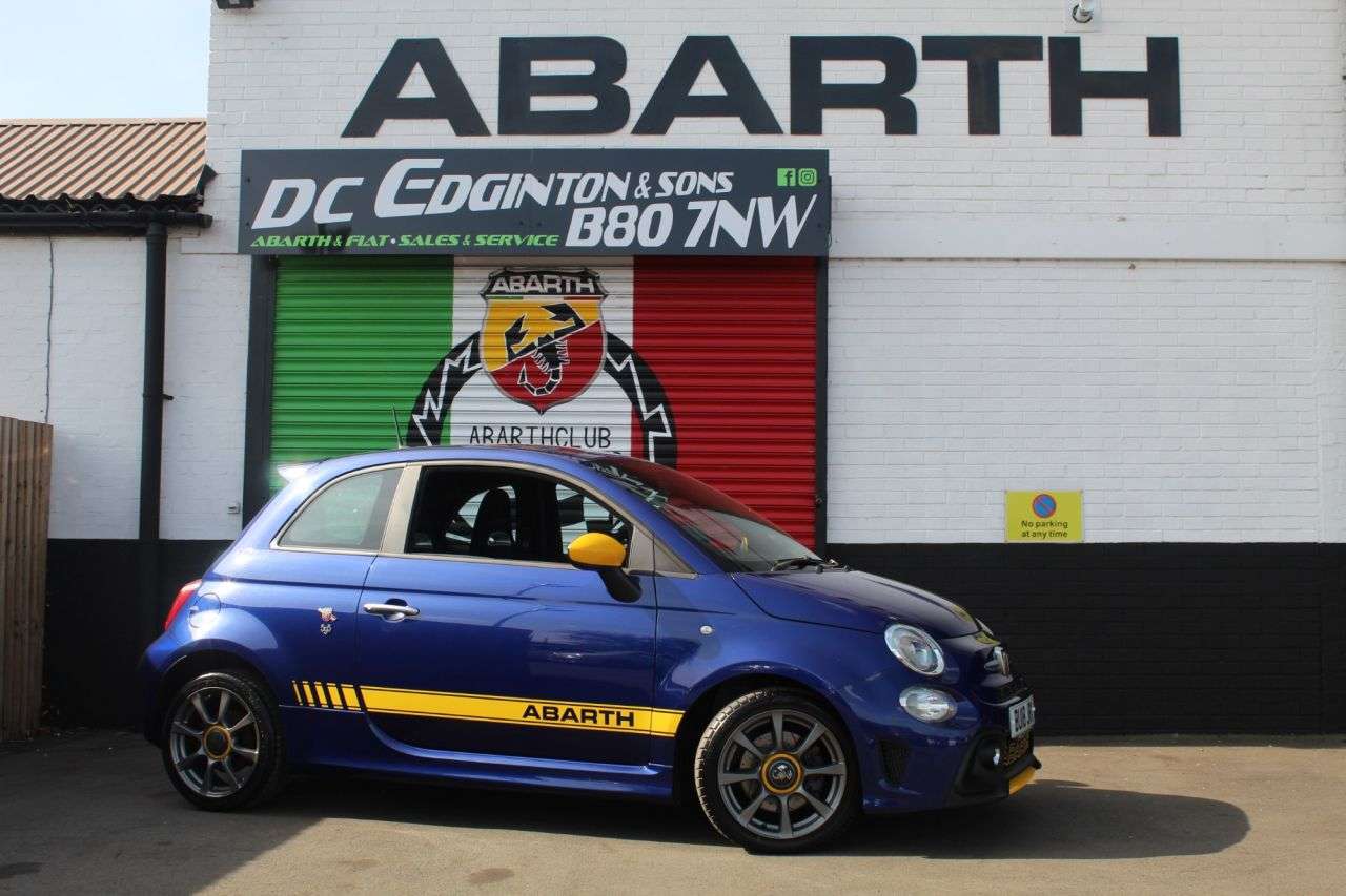 A 2018 ABARTH 595 1.4 T-Jet Hatchback 3dr Petrol Manual Euro 6 (145 ps) FINISHED IN PODIUM BL A 2018 ABARTH 595 1.4 T-Jet Hatchback 3dr Petrol Manual Euro 6 (145 ps) FINISHED IN PODIUM BL