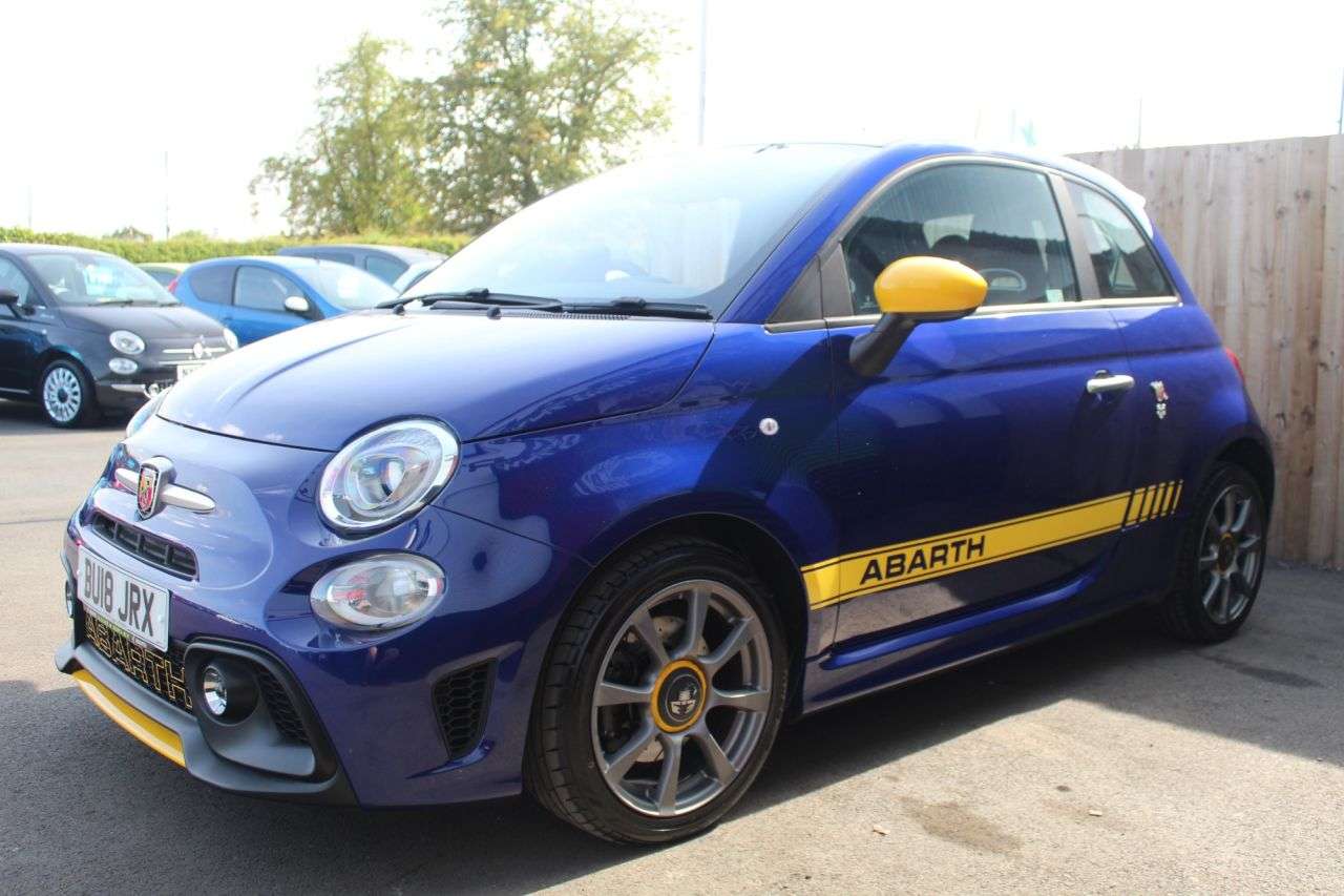 A 2018 ABARTH 595 1.4 T-Jet Hatchback 3dr Petrol Manual Euro 6 (145 ps) FINISHED IN PODIUM BL A 2018 ABARTH 595 1.4 T-Jet Hatchback 3dr Petrol Manual Euro 6 (145 ps) FINISHED IN PODIUM BL