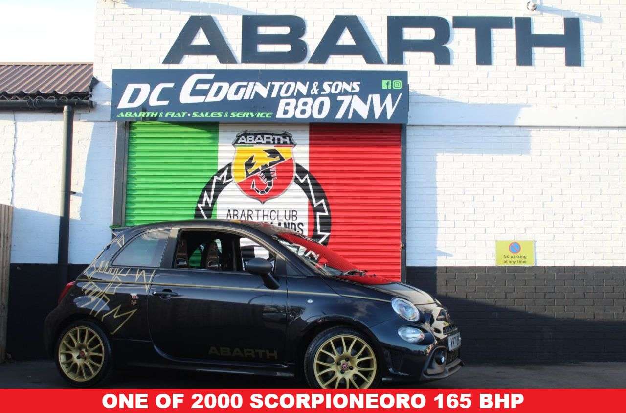 A 2021 ABARTH 595 1.4 T-Jet Scorpioneoro Hatchback 3dr Petrol Manual Euro 6 (165 bhp) ONE OF A 2021 ABARTH 595 1.4 T-Jet Scorpioneoro Hatchback 3dr Petrol Manual Euro 6 (165 bhp) ONE OF