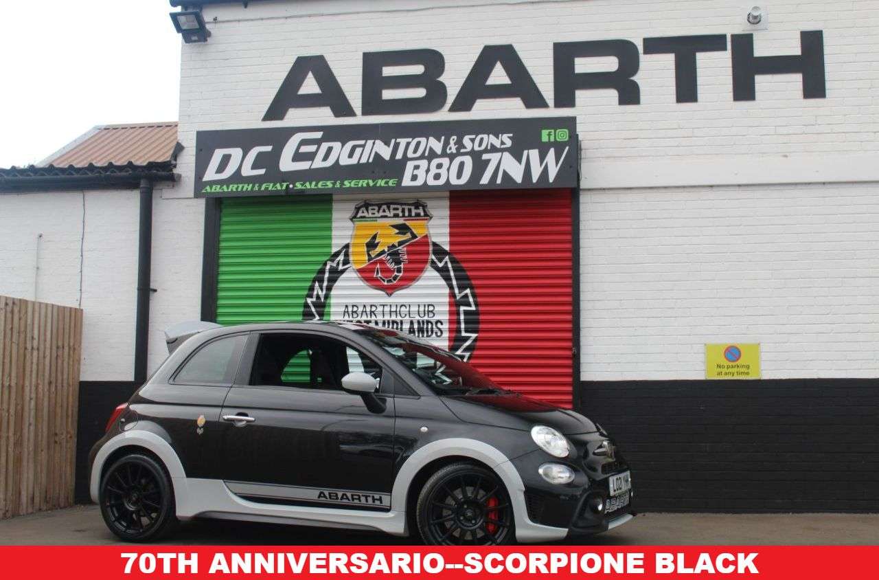 A 2021 ABARTH 695 1.4 T-Jet 70th ANNIVERSARIO Hatchback 3dr Petrol Manual Euro 6 (180 bhp) -- A 2021 ABARTH 695 1.4 T-Jet 70th ANNIVERSARIO Hatchback 3dr Petrol Manual Euro 6 (180 bhp) --
