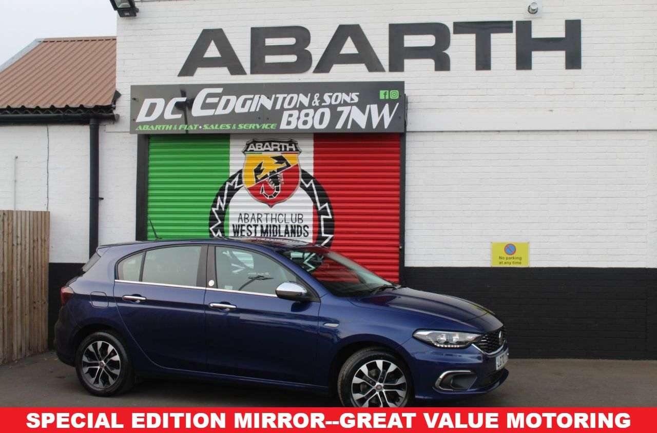 A 2020 FIAT TIPO 1.4 T-Jet Mirror Hatchback 5dr Petrol Manual Euro 6 (s/s) (120 bhp) SPECIAL A 2020 FIAT TIPO 1.4 T-Jet Mirror Hatchback 5dr Petrol Manual Euro 6 (s/s) (120 bhp) SPECIAL