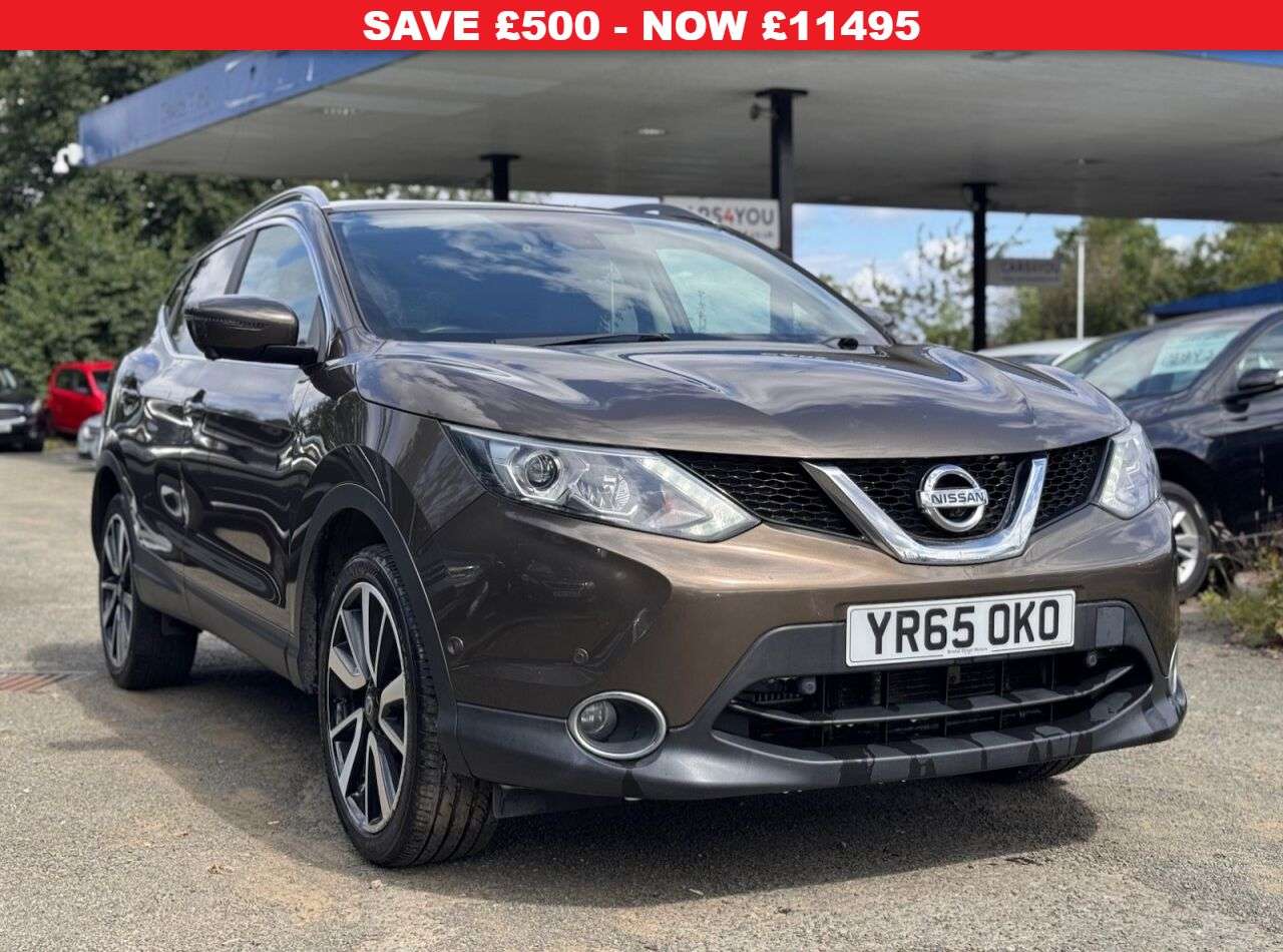 A 2015 NISSAN QASHQAI 1.2 DIG-T Tekna SUV 5dr Petrol XTRON 2WD Euro 6 (s/s) (115 ps) A 2015 NISSAN QASHQAI 1.2 DIG-T Tekna SUV 5dr Petrol XTRON 2WD Euro 6 (s/s) (115 ps)