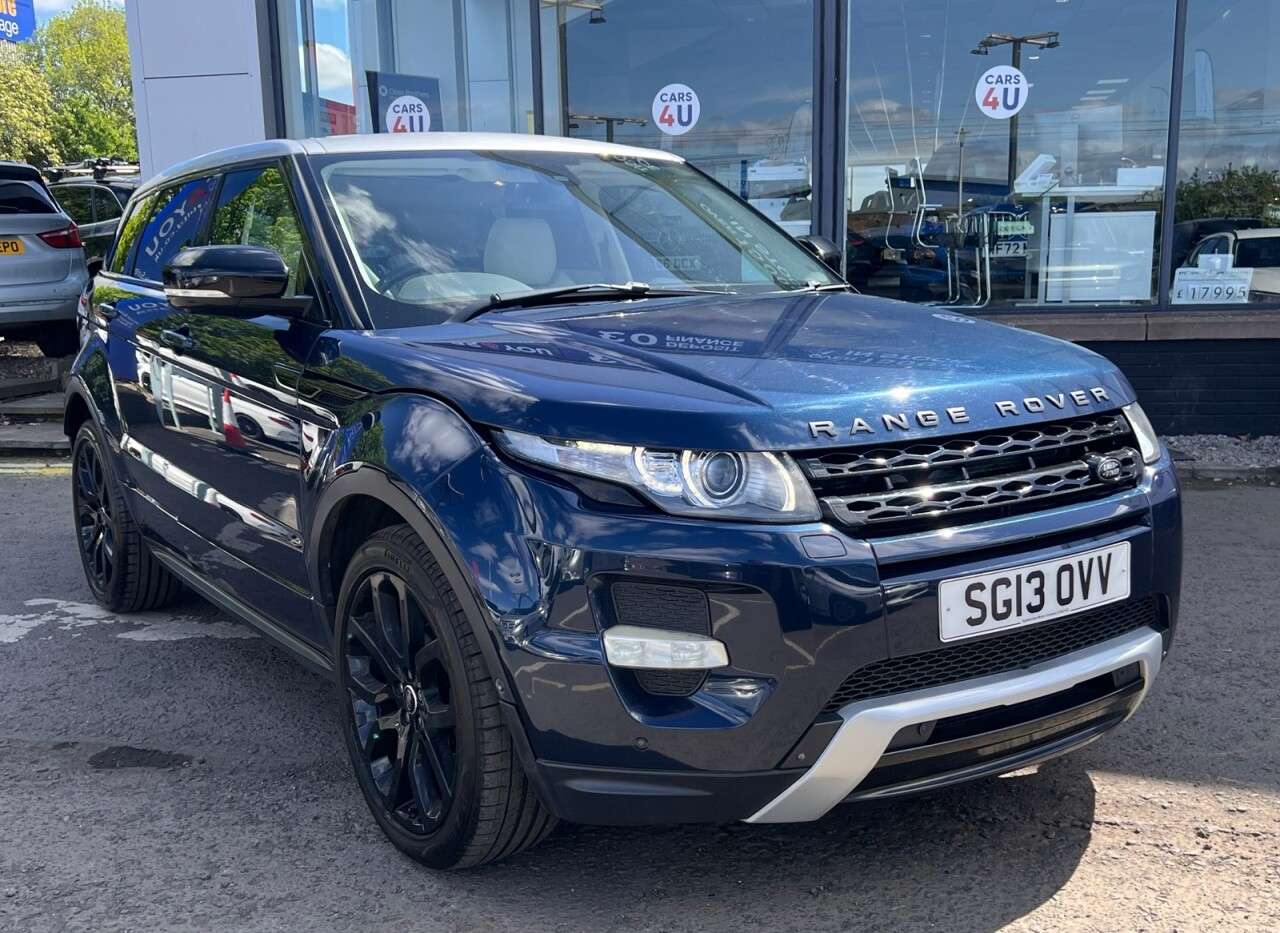 A 2013 LAND ROVER RANGE ROVER EVOQUE 2.2 SD4 Dynamic SUV 5dr Diesel Auto 4WD Euro 5 (190 ps) A 2013 LAND ROVER RANGE ROVER EVOQUE 2.2 SD4 Dynamic SUV 5dr Diesel Auto 4WD Euro 5 (190 ps)