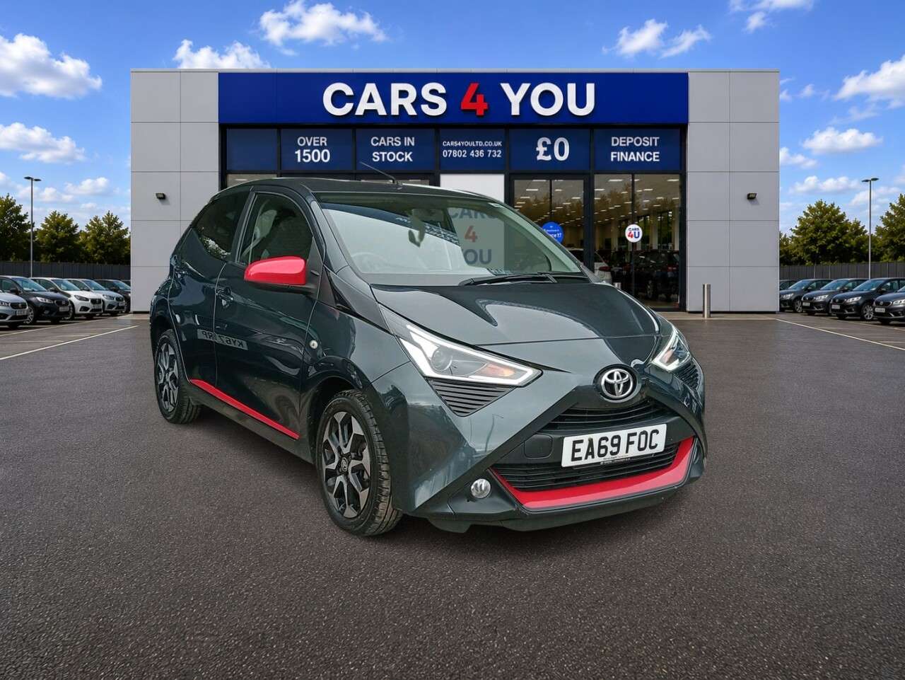 A 2019 TOYOTA AYGO 1.0 VVT-i x-trend Funroof 5dr Petrol x-shift Euro 6 (71 ps) A 2019 TOYOTA AYGO 1.0 VVT-i x-trend Funroof 5dr Petrol x-shift Euro 6 (71 ps)