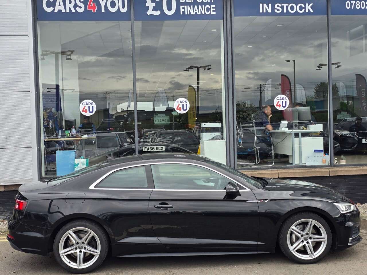 A 2018 AUDI A5 2.0 TDI 40 S line Coupe 2dr Diesel S Tronic Euro 6 (s/s) (190 ps) A 2018 AUDI A5 2.0 TDI 40 S line Coupe 2dr Diesel S Tronic Euro 6 (s/s) (190 ps)