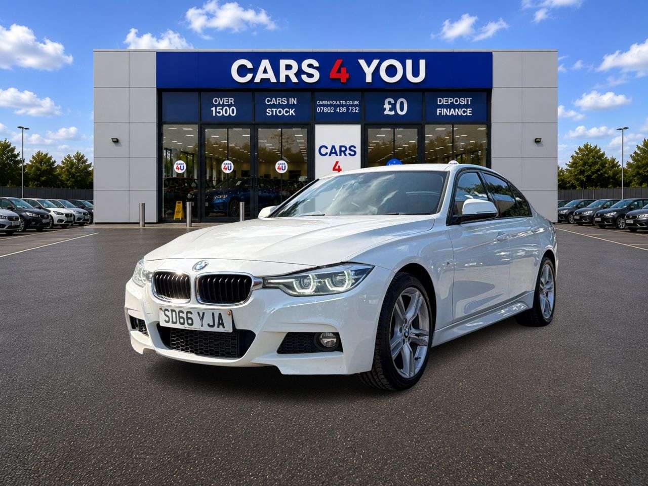 A 2016 BMW 3 SERIES 2.0 320d M Sport Saloon 4dr Diesel Auto xDrive Euro 6 (s/s) (190 ps) BLUE T A 2016 BMW 3 SERIES 2.0 320d M Sport Saloon 4dr Diesel Auto xDrive Euro 6 (s/s) (190 ps) BLUE T