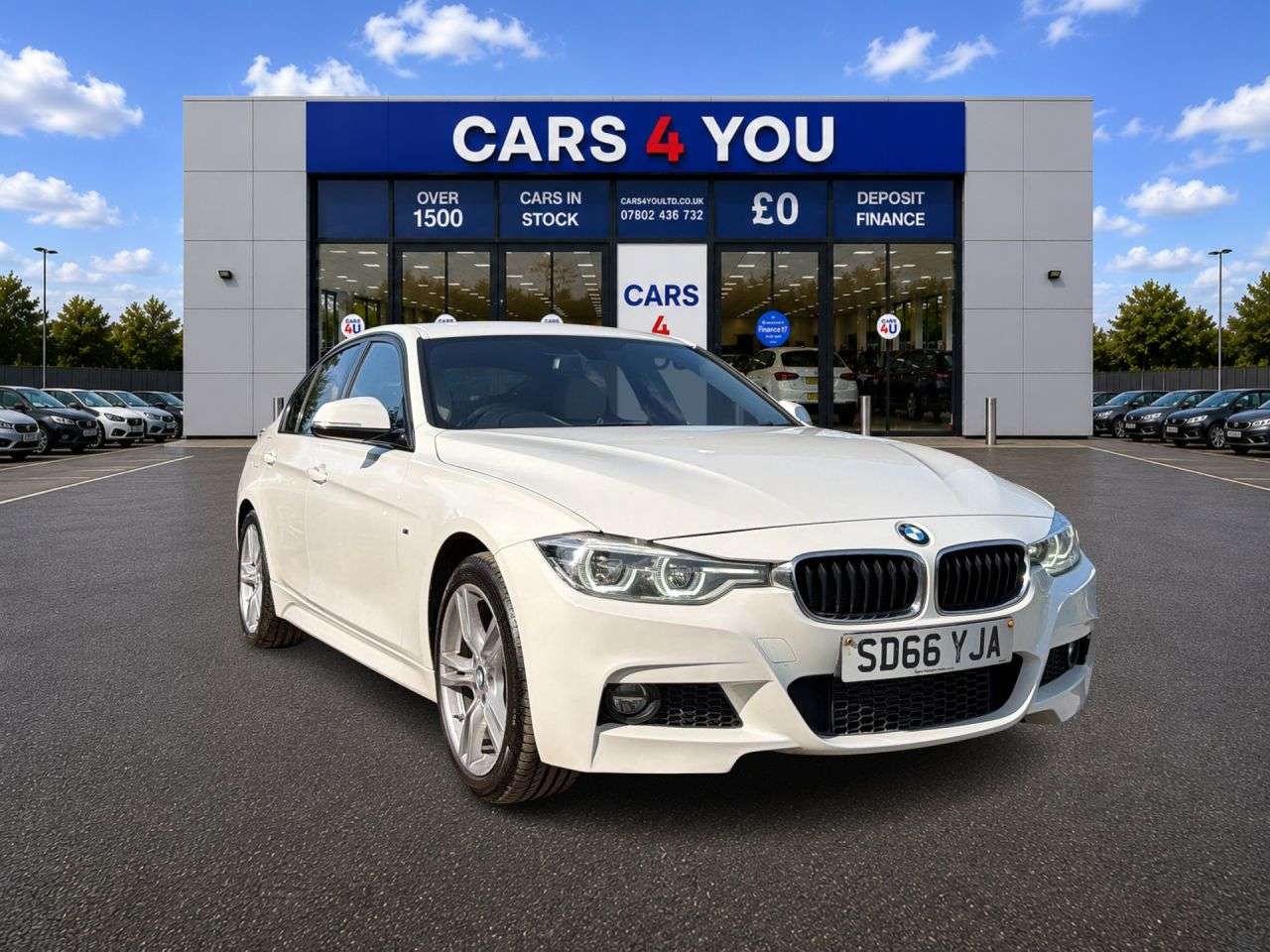 A 2016 BMW 3 SERIES 2.0 320d M Sport Saloon 4dr Diesel Auto xDrive Euro 6 (s/s) (190 ps) BLUE T A 2016 BMW 3 SERIES 2.0 320d M Sport Saloon 4dr Diesel Auto xDrive Euro 6 (s/s) (190 ps) BLUE T