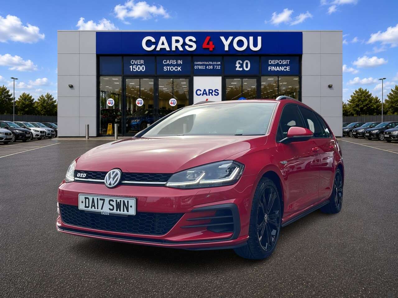 A 2017 VOLKSWAGEN GOLF 2.0 TDI BlueMotion Tech GTD Estate 5dr Diesel Manual Euro 6 (s/s) (184 ps) A 2017 VOLKSWAGEN GOLF 2.0 TDI BlueMotion Tech GTD Estate 5dr Diesel Manual Euro 6 (s/s) (184 ps)