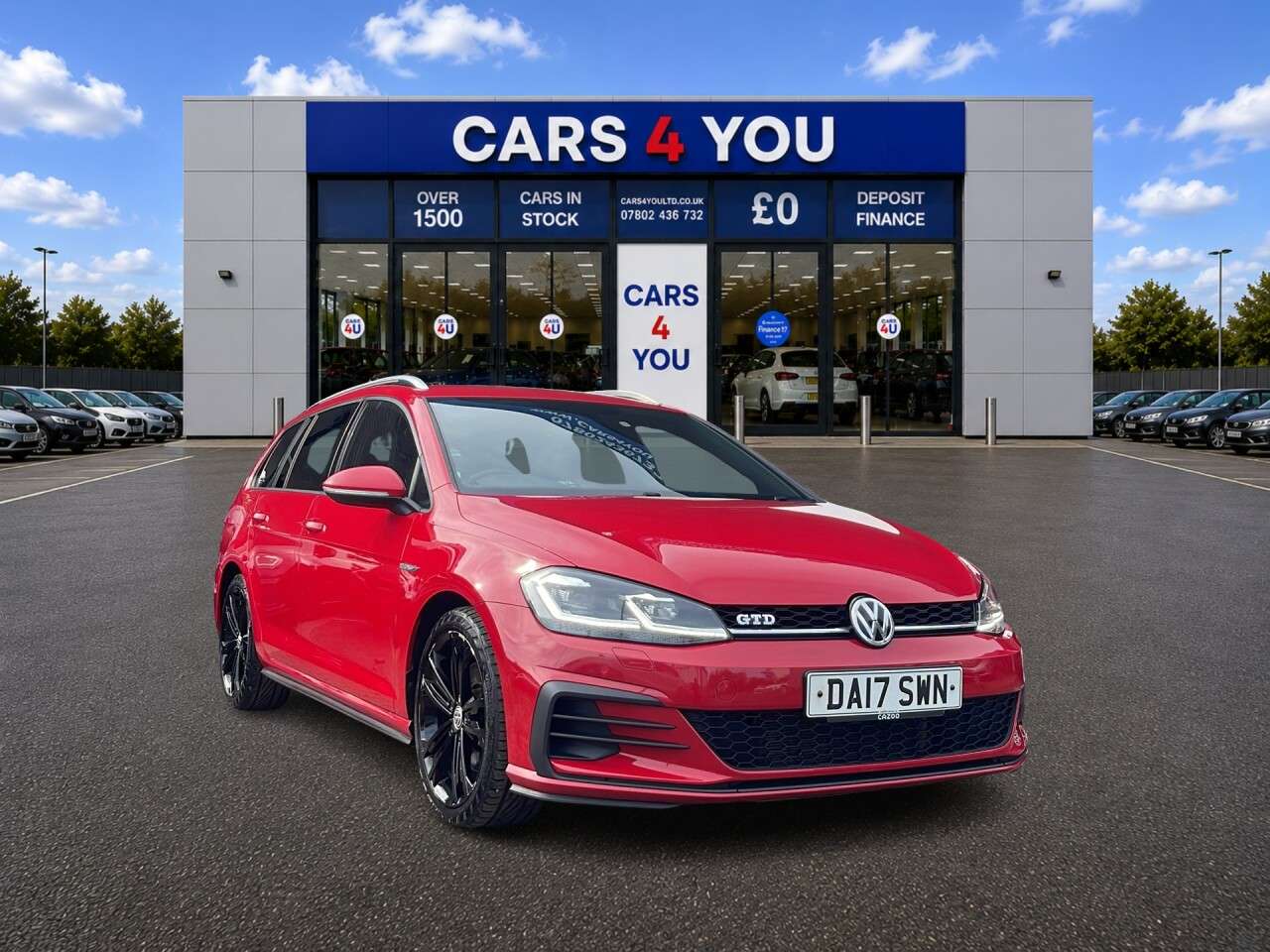 A 2017 VOLKSWAGEN GOLF 2.0 TDI BlueMotion Tech GTD Estate 5dr Diesel Manual Euro 6 (s/s) (184 ps) A 2017 VOLKSWAGEN GOLF 2.0 TDI BlueMotion Tech GTD Estate 5dr Diesel Manual Euro 6 (s/s) (184 ps)