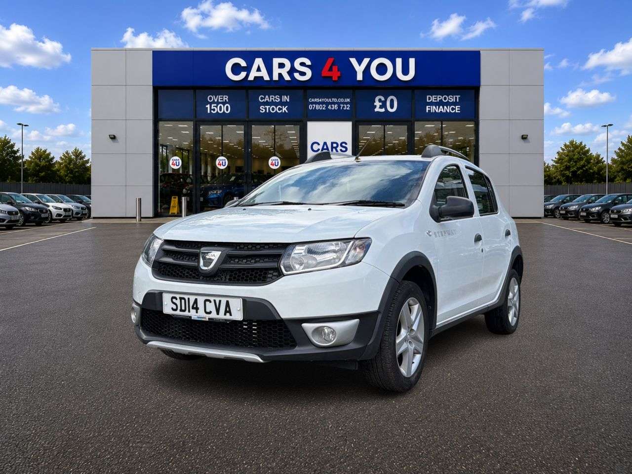 A 2014 DACIA SANDERO STEPWAY 0.9 TCe Ambiance Hatchback 5dr Petrol Manual Euro 5 (90 ps) A 2014 DACIA SANDERO STEPWAY 0.9 TCe Ambiance Hatchback 5dr Petrol Manual Euro 5 (90 ps)