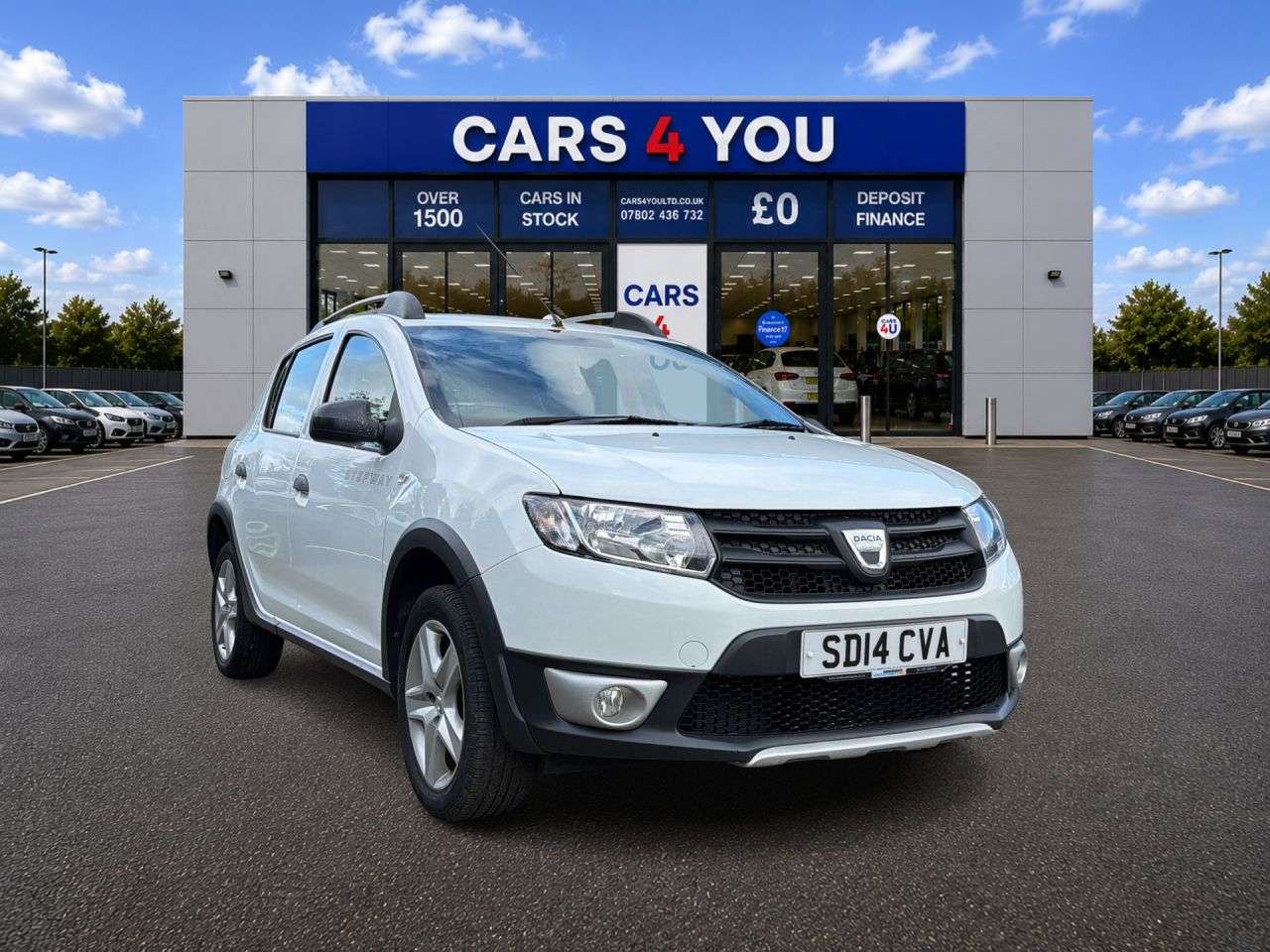 A 2014 DACIA SANDERO STEPWAY 0.9 TCe Ambiance Hatchback 5dr Petrol Manual Euro 5 (90 ps) A 2014 DACIA SANDERO STEPWAY 0.9 TCe Ambiance Hatchback 5dr Petrol Manual Euro 5 (90 ps)