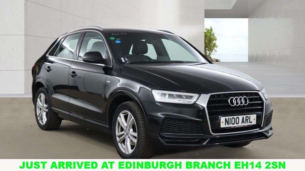 A 2018 AUDI Q3 1.4 TFSI CoD S line Edition SUV 5dr Petrol S Tronic Euro 6 (s/s) (150 ps) A 2018 AUDI Q3 1.4 TFSI CoD S line Edition SUV 5dr Petrol S Tronic Euro 6 (s/s) (150 ps)