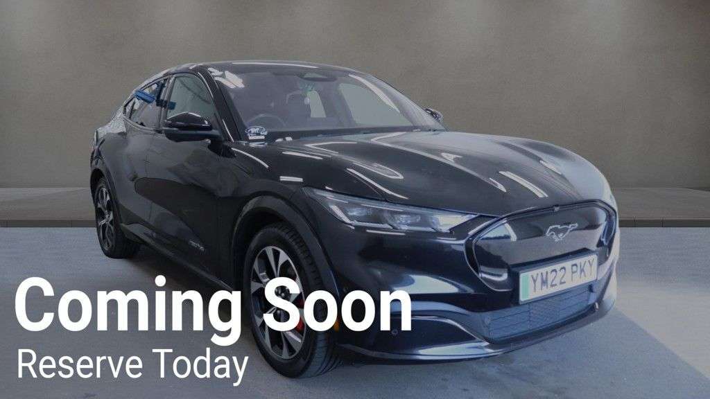 A 2022 FORD MUSTANG MACH-E Extended Range 91kWh SUV 5dr Electric Automatic AWD (351 ps) A 2022 FORD MUSTANG MACH-E Extended Range 91kWh SUV 5dr Electric Automatic AWD (351 ps)